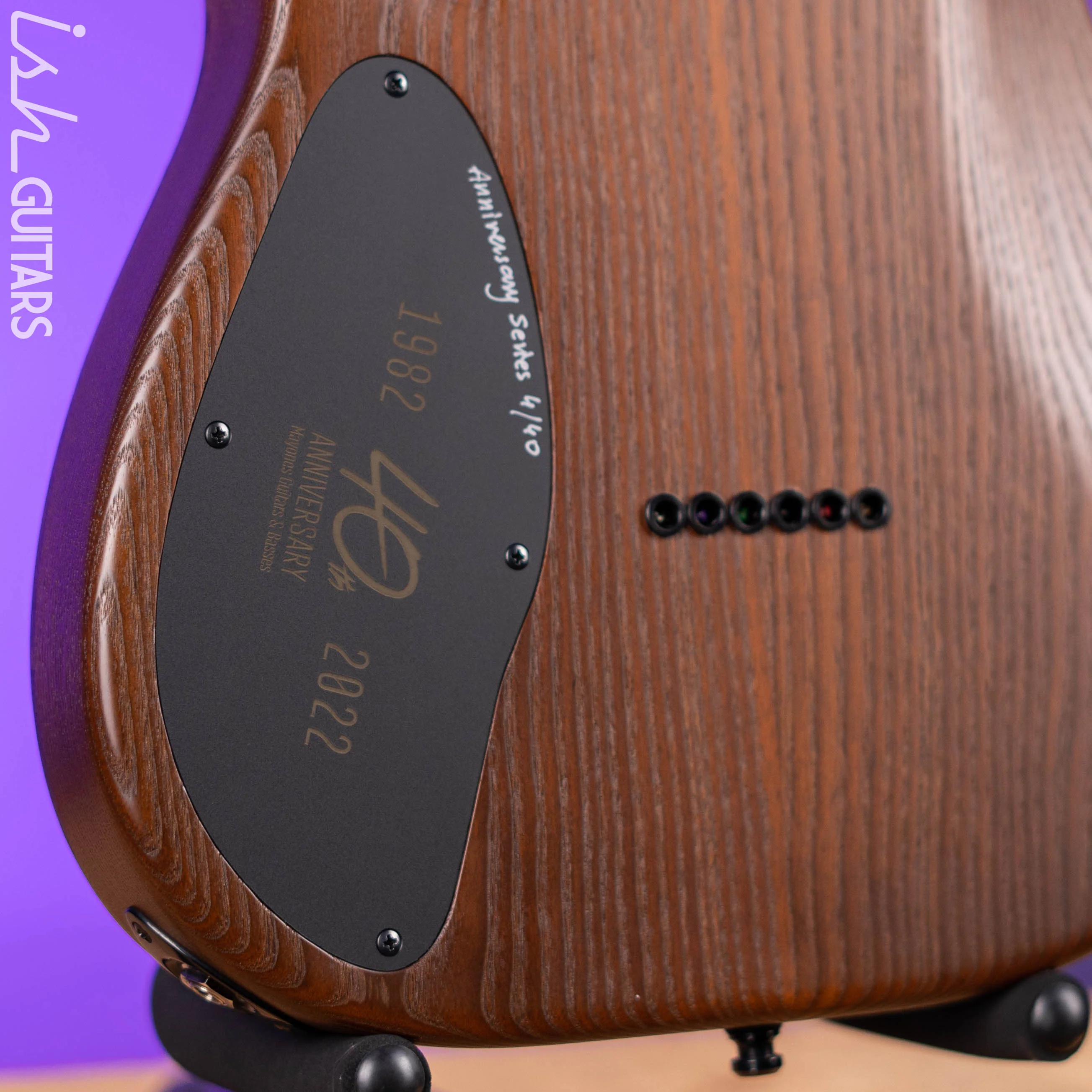 Mayones Duvell Elite 6 40th Anniversary Series Trans Natural Satine - Image 10