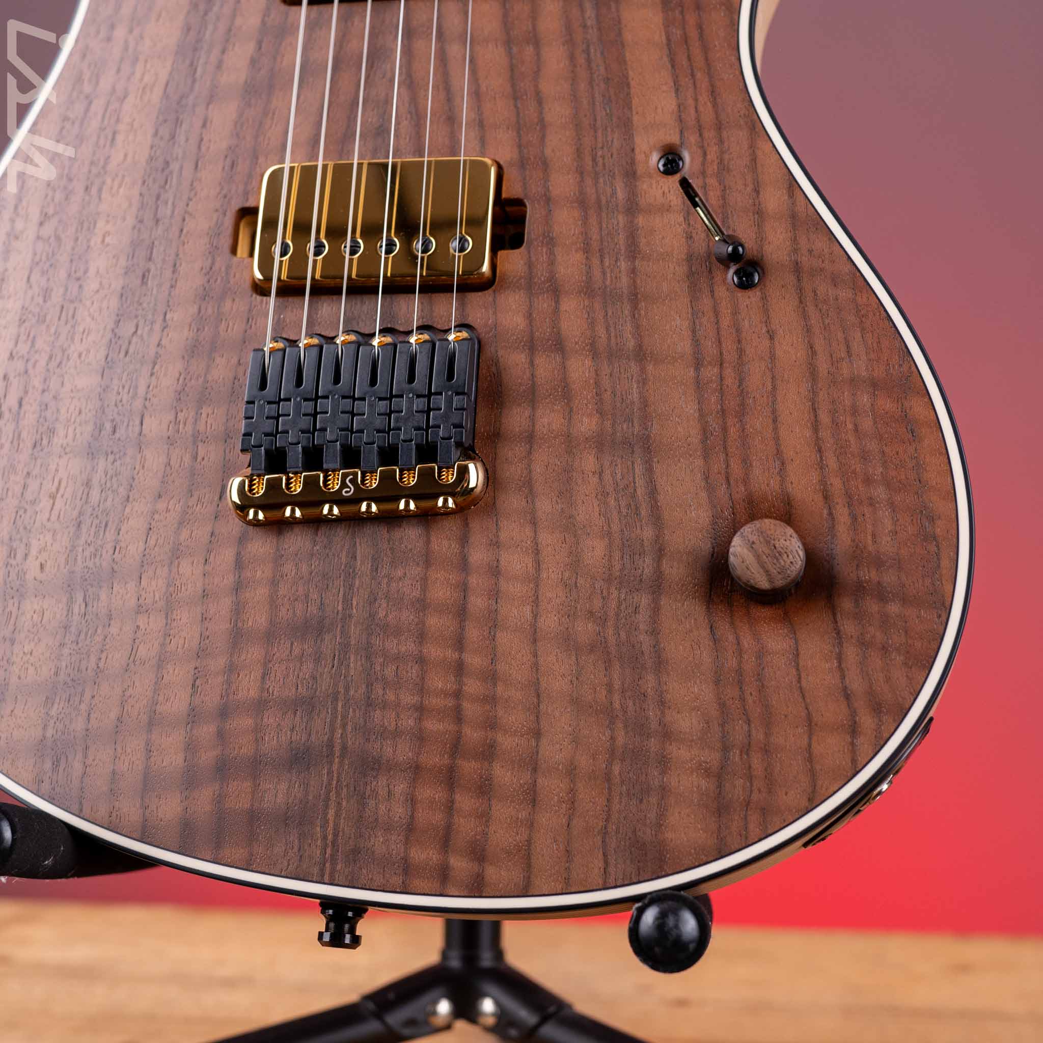 Mayones Regius 6 Electric Guitar Master Grade Curly Walnut - Image 4