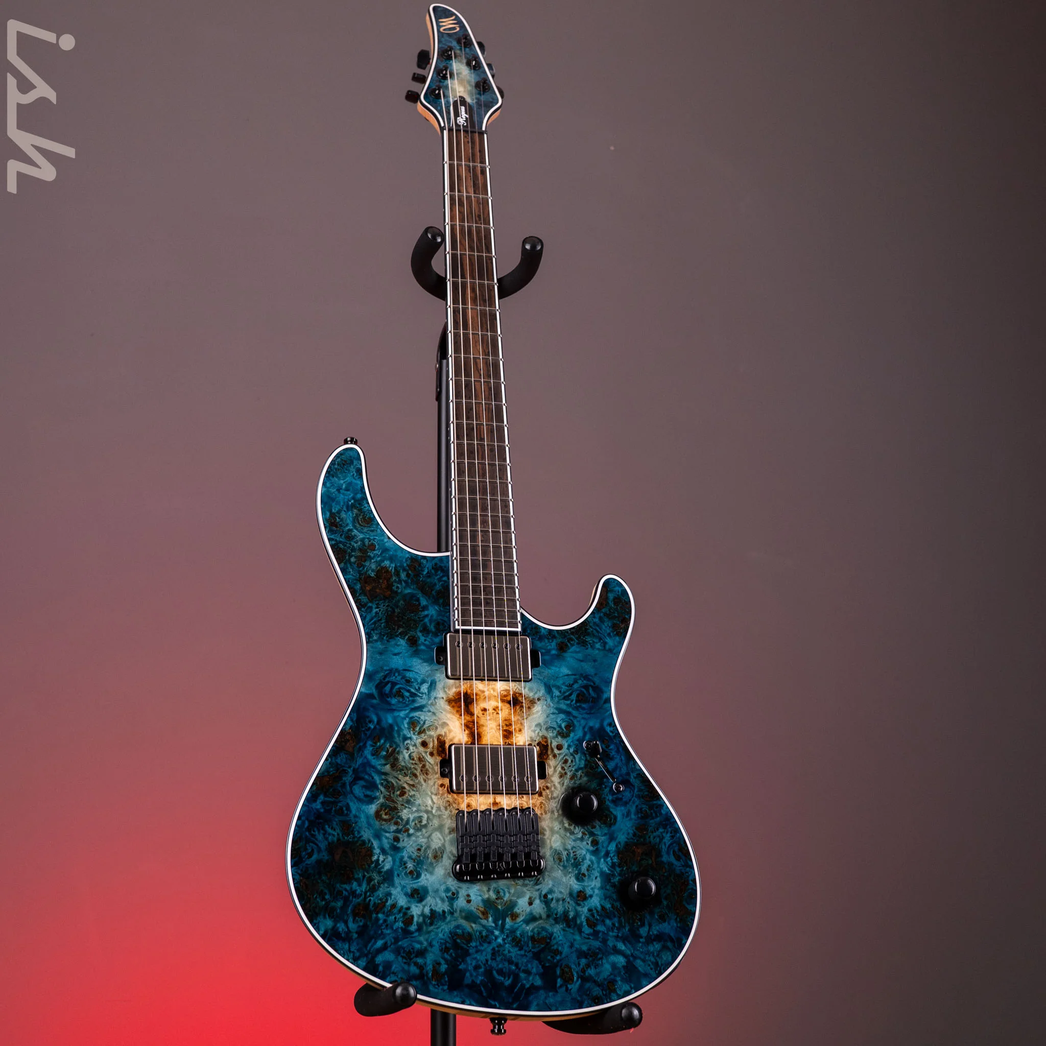 Mayones Regius 6 NAMM 2026 Eye Poplar Turquoise Burst Out - Image 2