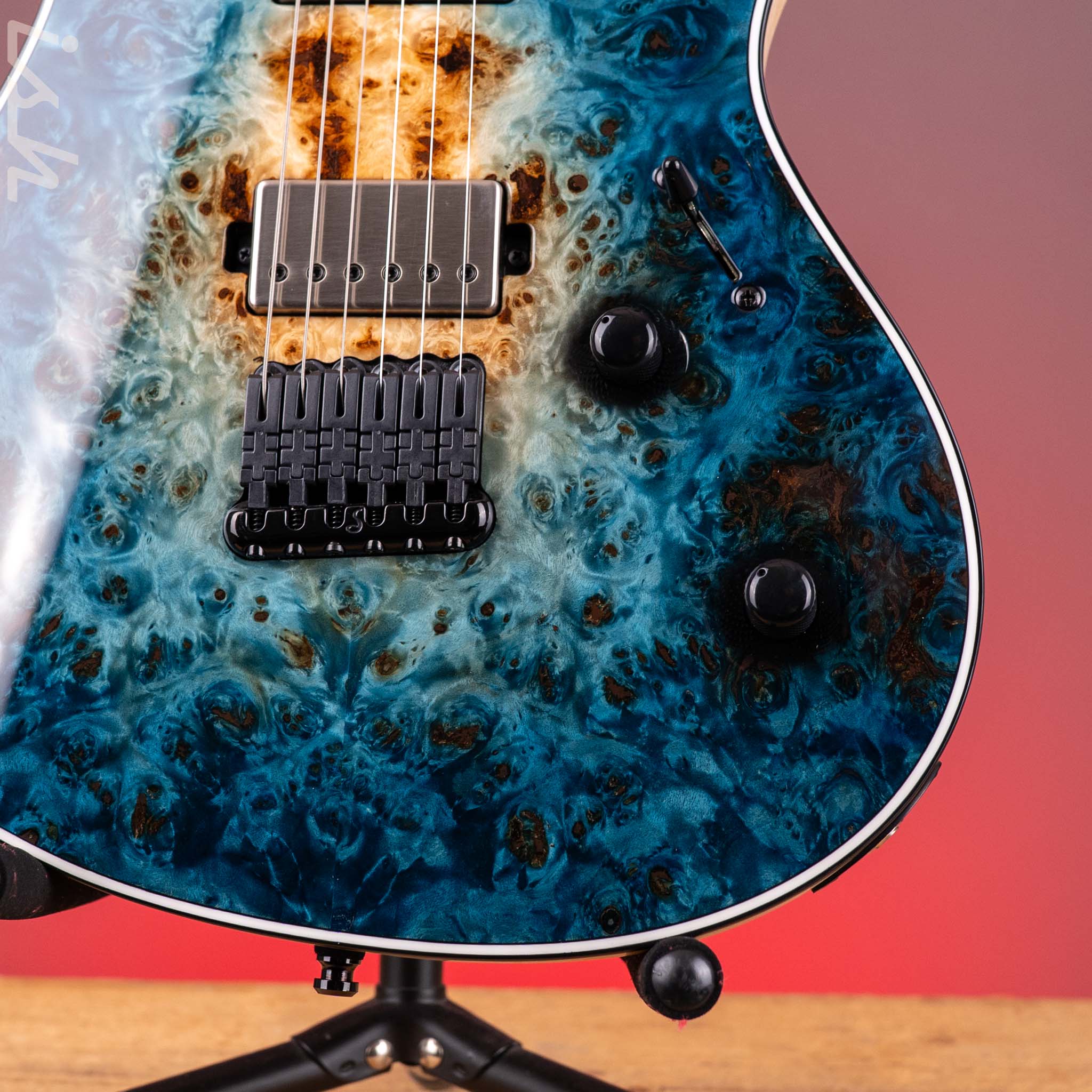 Mayones Regius 6 NAMM 2026 Eye Poplar Turquoise Burst Out - Image 5