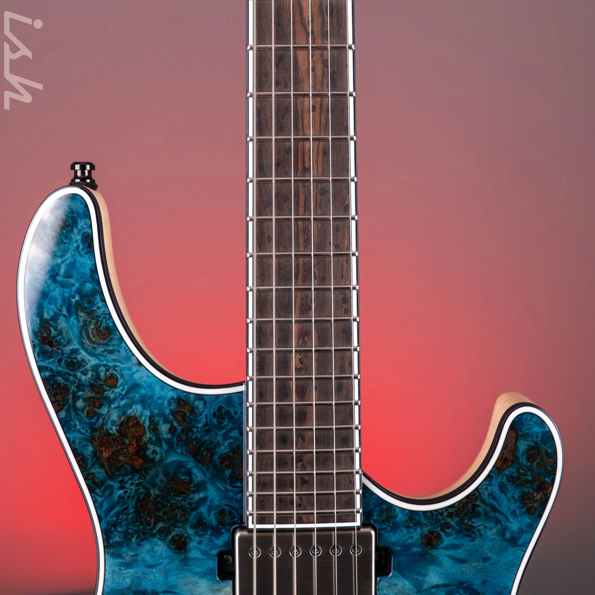Mayones Regius 6 NAMM 2026 Eye Poplar Turquoise Burst Out - Image 6