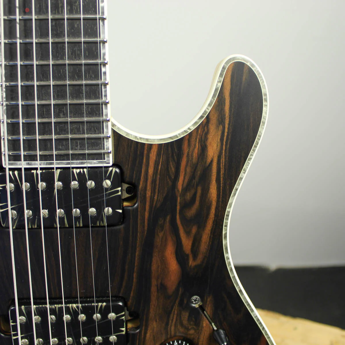 2016 Mayones Regius 7 Custom Macassar Ebony Natural - Image 5