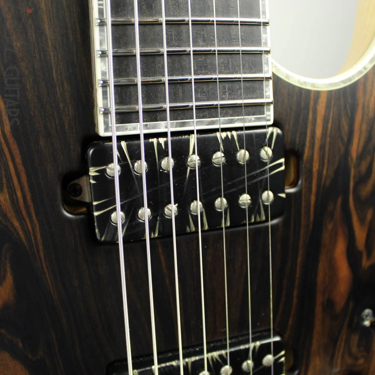 2016 Mayones Regius 7 Custom Macassar Ebony Natural - Image 6