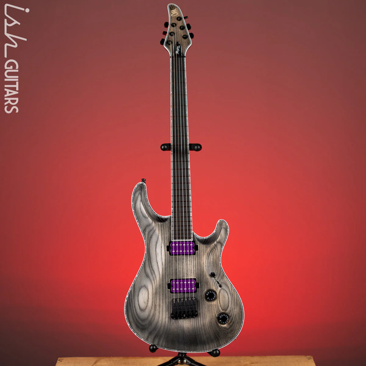 Mayones Regius Core Gothic 6 Bar Antique Black Matte Ash Demo - Image 2