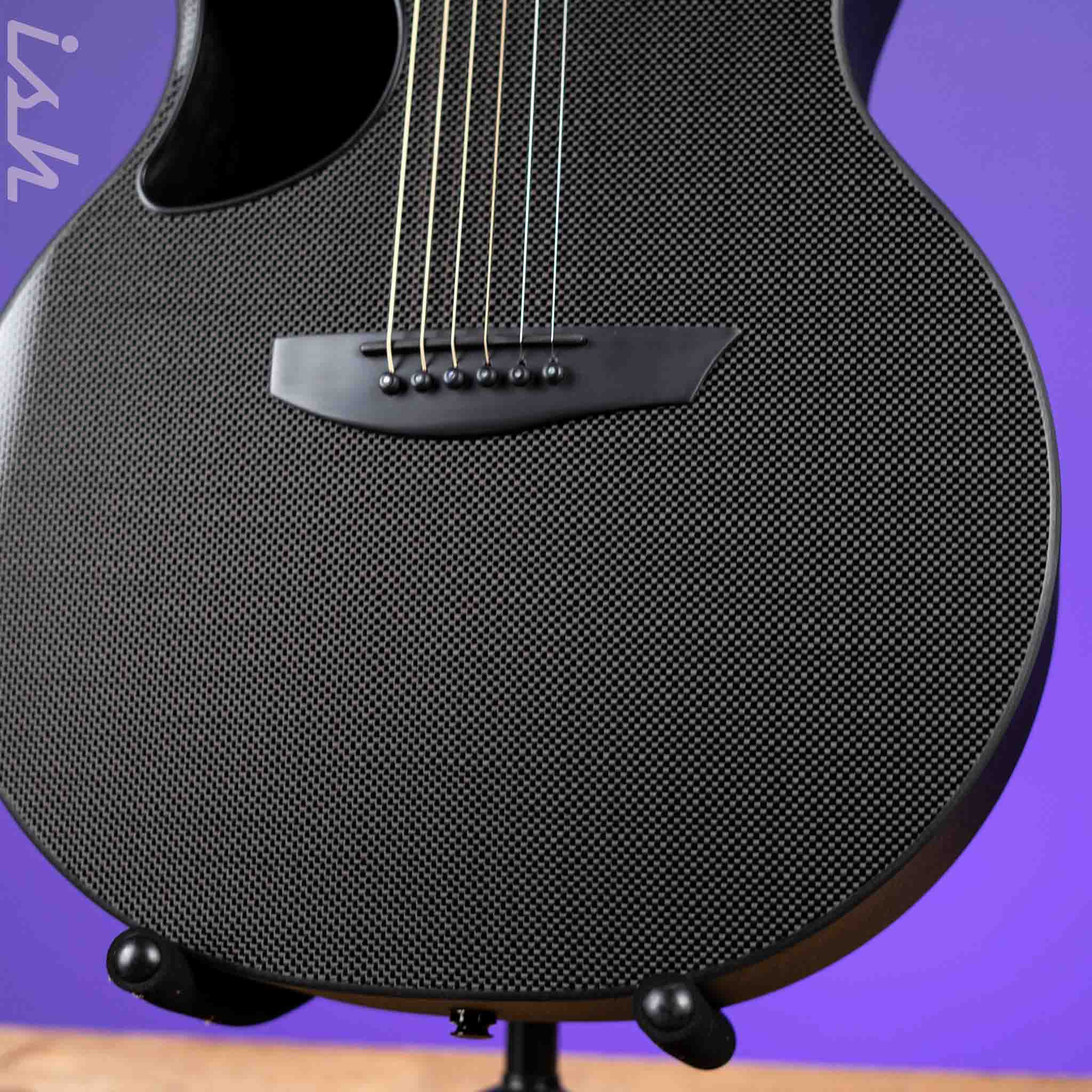 McPherson Sable Standard Carbon Acoustic-Electric Guitar Black Hardware - Image 4