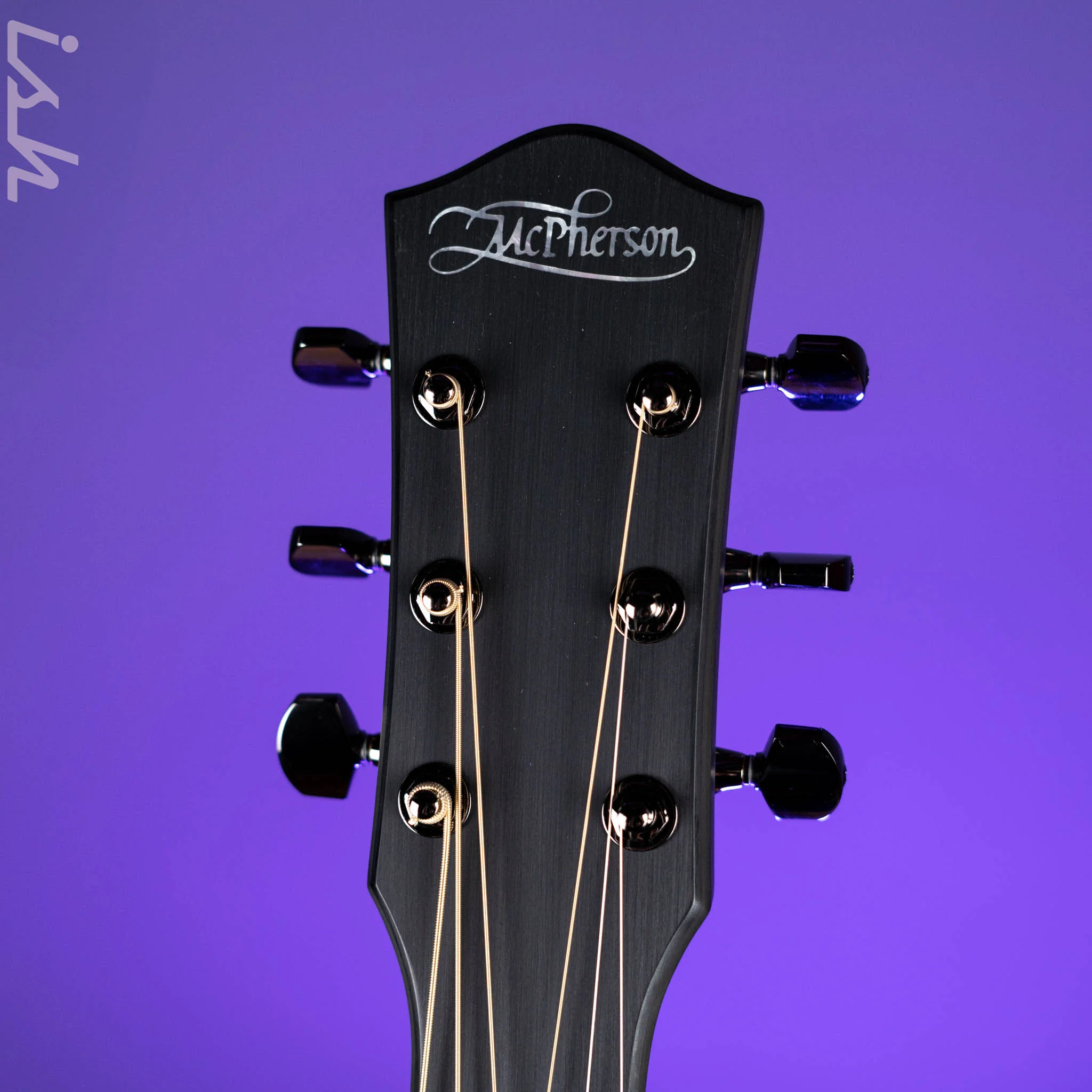 McPherson Sable Standard Carbon Acoustic-Electric Guitar Black Hardware - Image 5