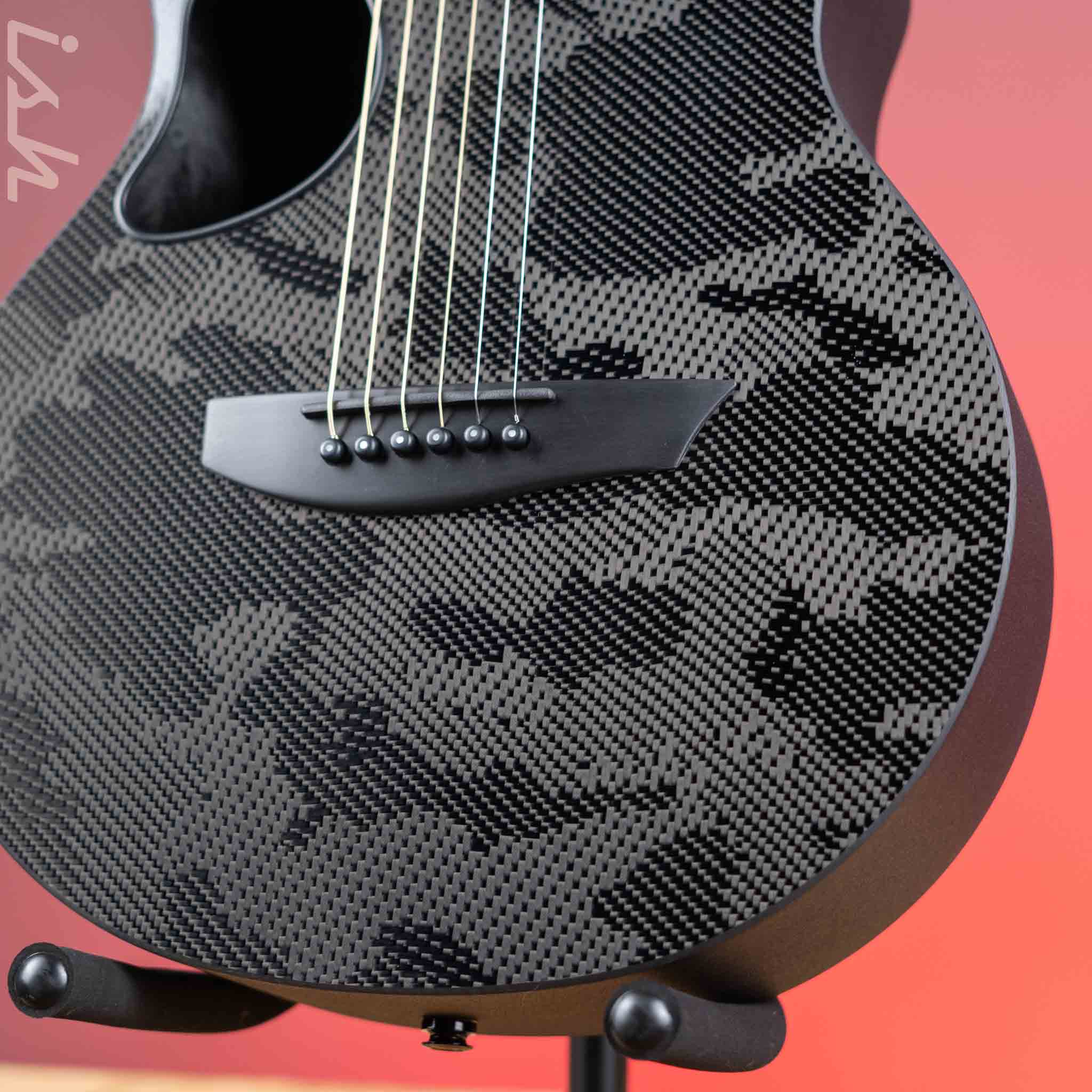 McPherson Touring Carbon Fiber Acoustic-Electric Guitar Camo Top Black Hardware - Image 4