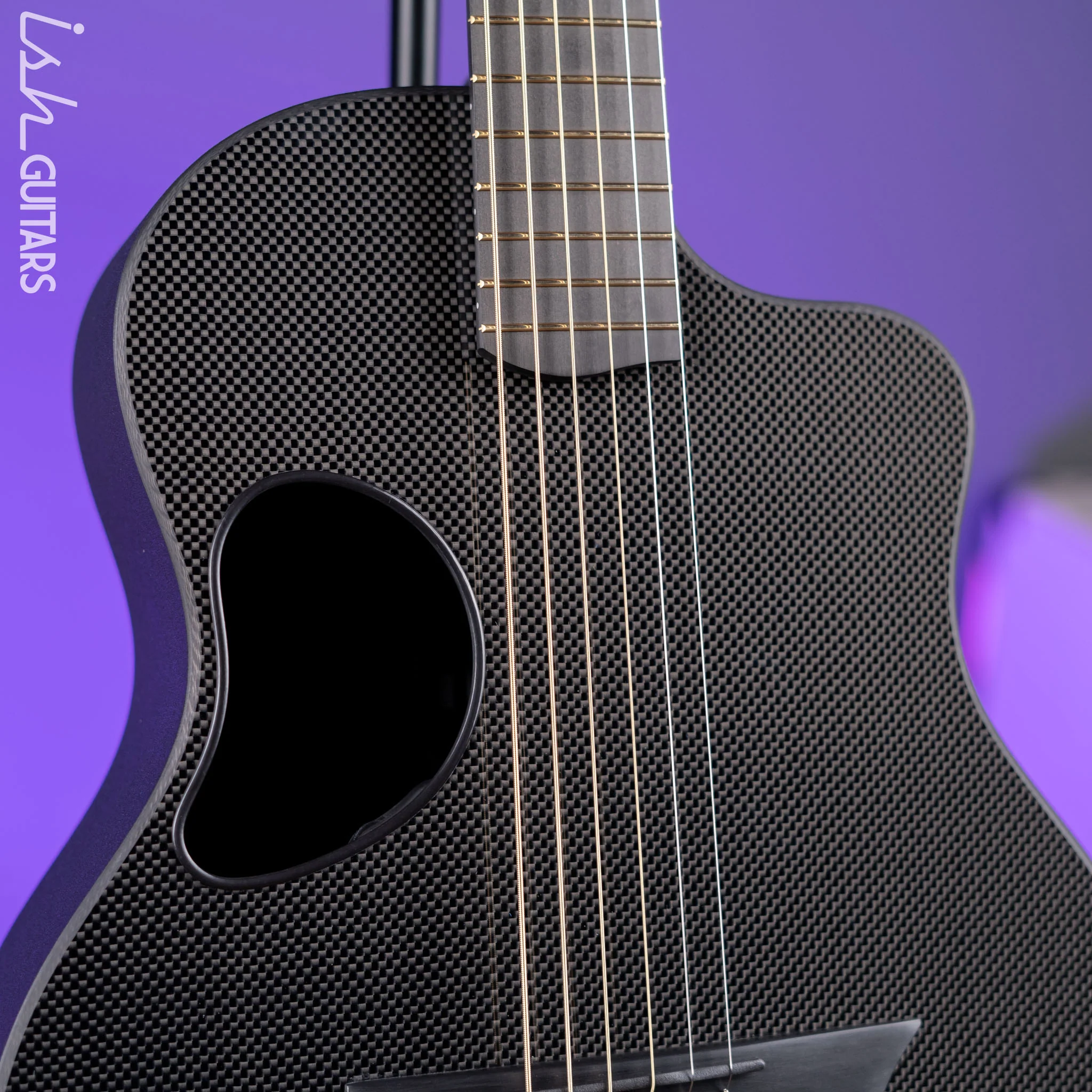 McPherson Touring Carbon Fiber Acoustic-Electric Guitar Standard Top Black Hardware - Image 3