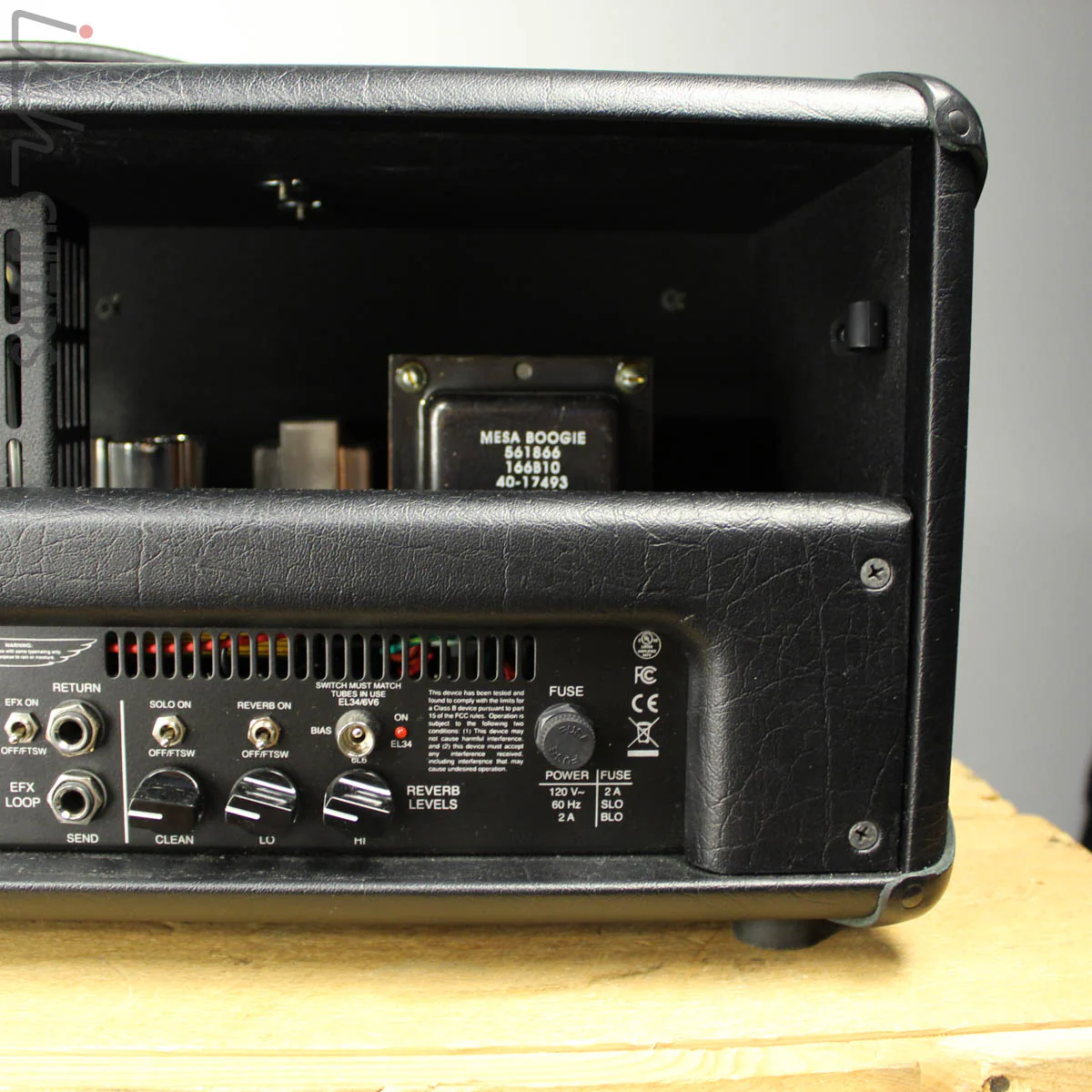 Mesa Boogie TC-50 Triple Crown Amplifier Head w/ Footswitch and Cover - Image 8