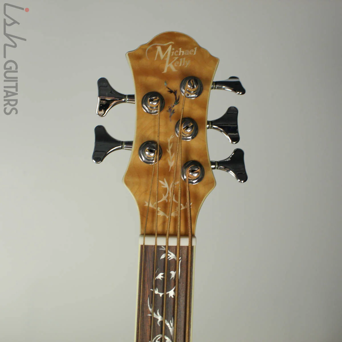 Michael Kelly Dragonfly 4 Left Hand Acoustic Bass Natural MKDF5FLLHN - Image 5