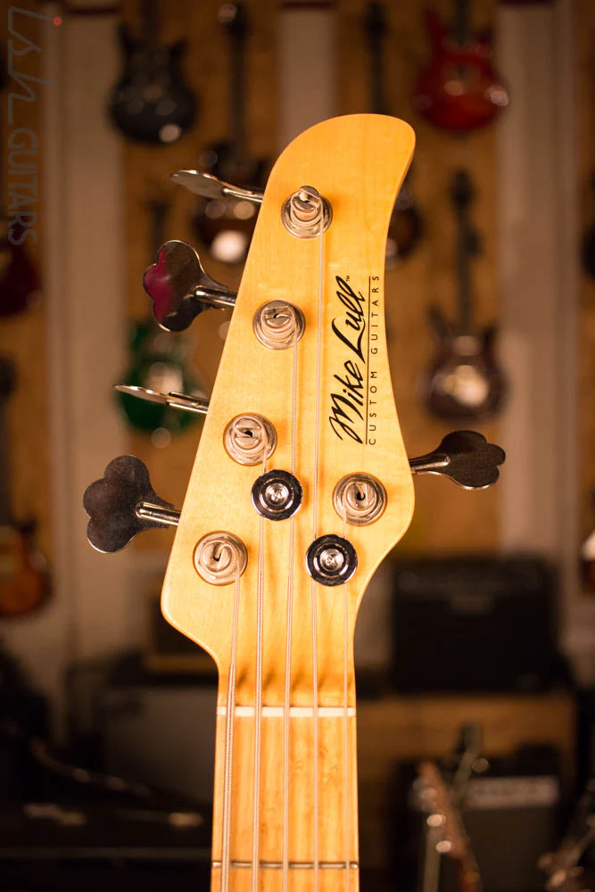 2013 Mike Lull V5 String Jazz Bass Ash Body Maple Neck Bartolini Preamp - Image 5