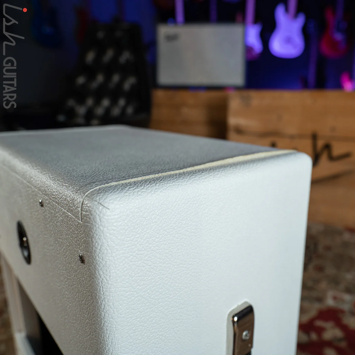 Mojotone 1x12 Cab w/ 8ohm Celestion Greenback White Tolex - Image 4