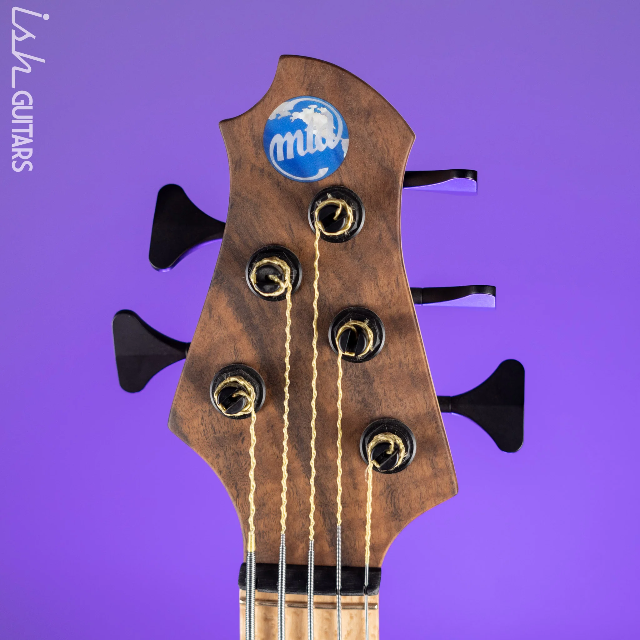 MTD 535-24 5-String Bass Wild Walnut Flamed Ash - Image 5
