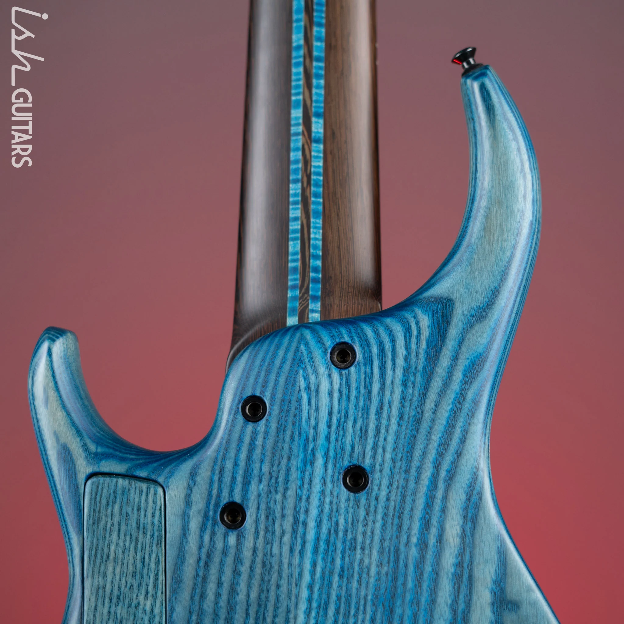 MTD 635-24 6-String Bass NAMM Blue Burst - Image 8