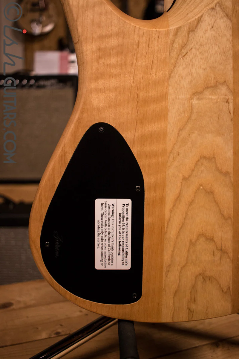 NAMM 2017 Fodera Japanese Maple Viceroy 4 Elite - Image 10