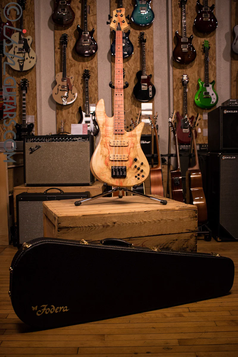 NAMM 2017 Fodera Japanese Maple Viceroy 4 Elite - Image 12
