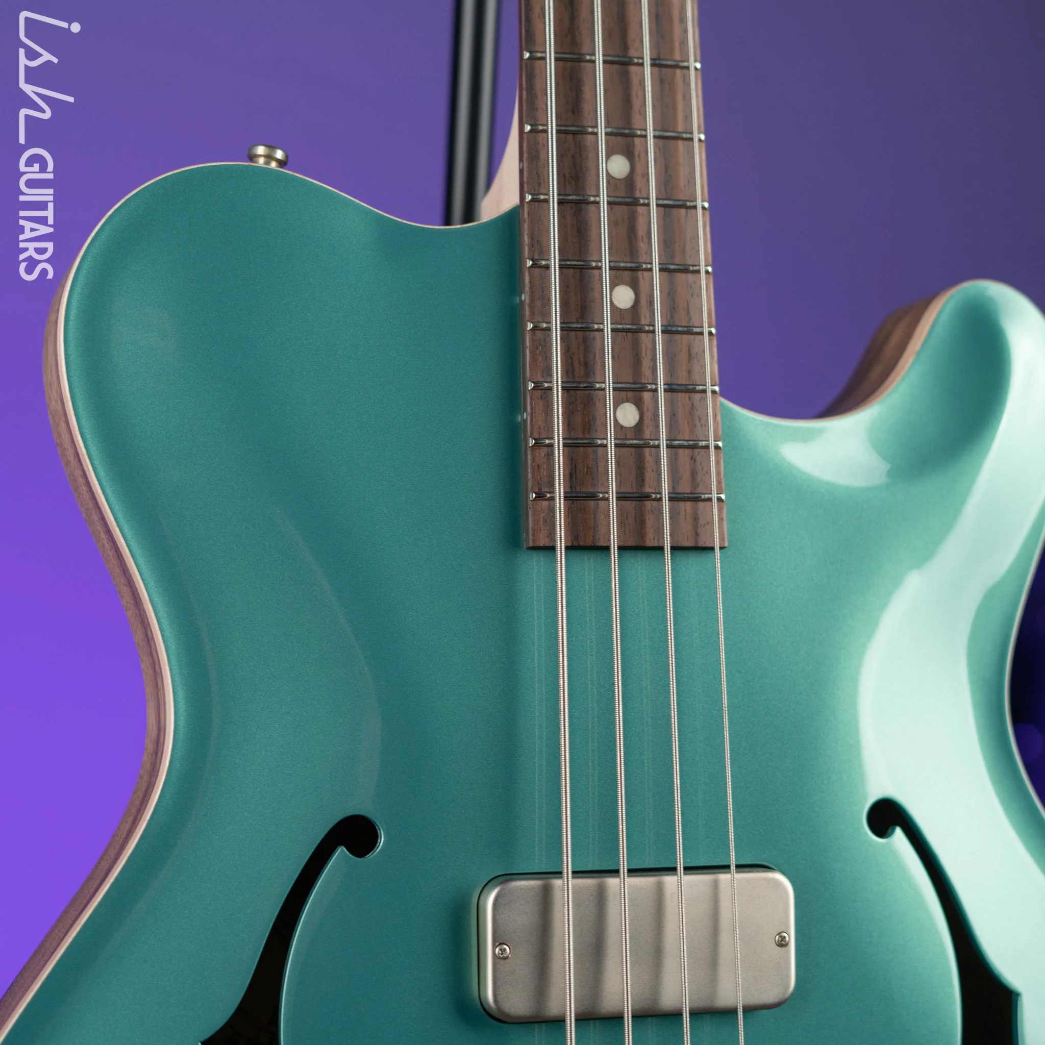Nik Huber Rietbergen 4-String Bass Turquoise Green - Image 3