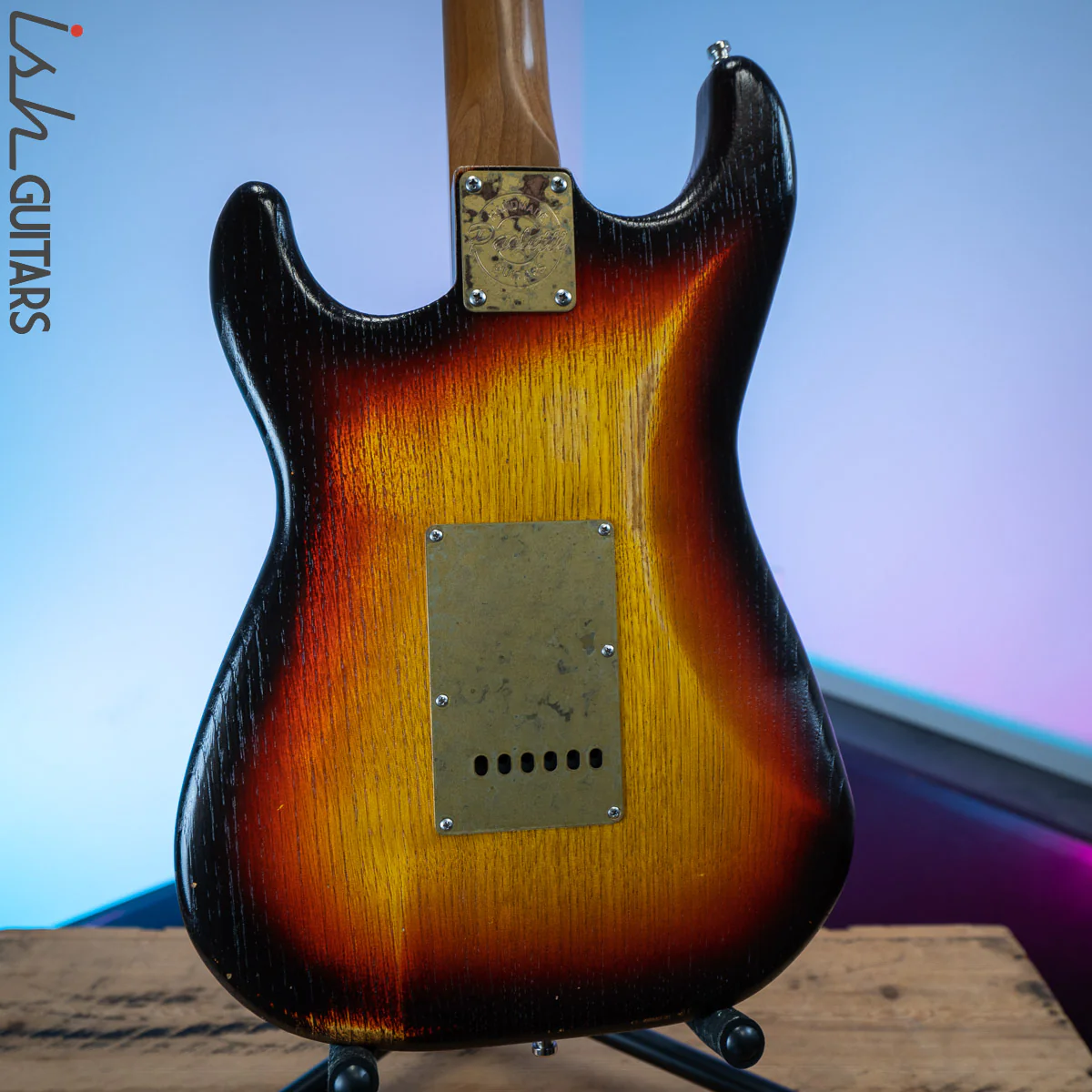 Paoletti Stratospheric Loft Pickled Finish 3 Tone Burst - Image 9