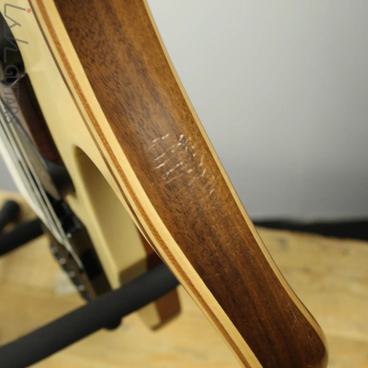 Paul Lairat Stega 6 Headless Figured Maple Fretboard Bass Guitar - Image 14