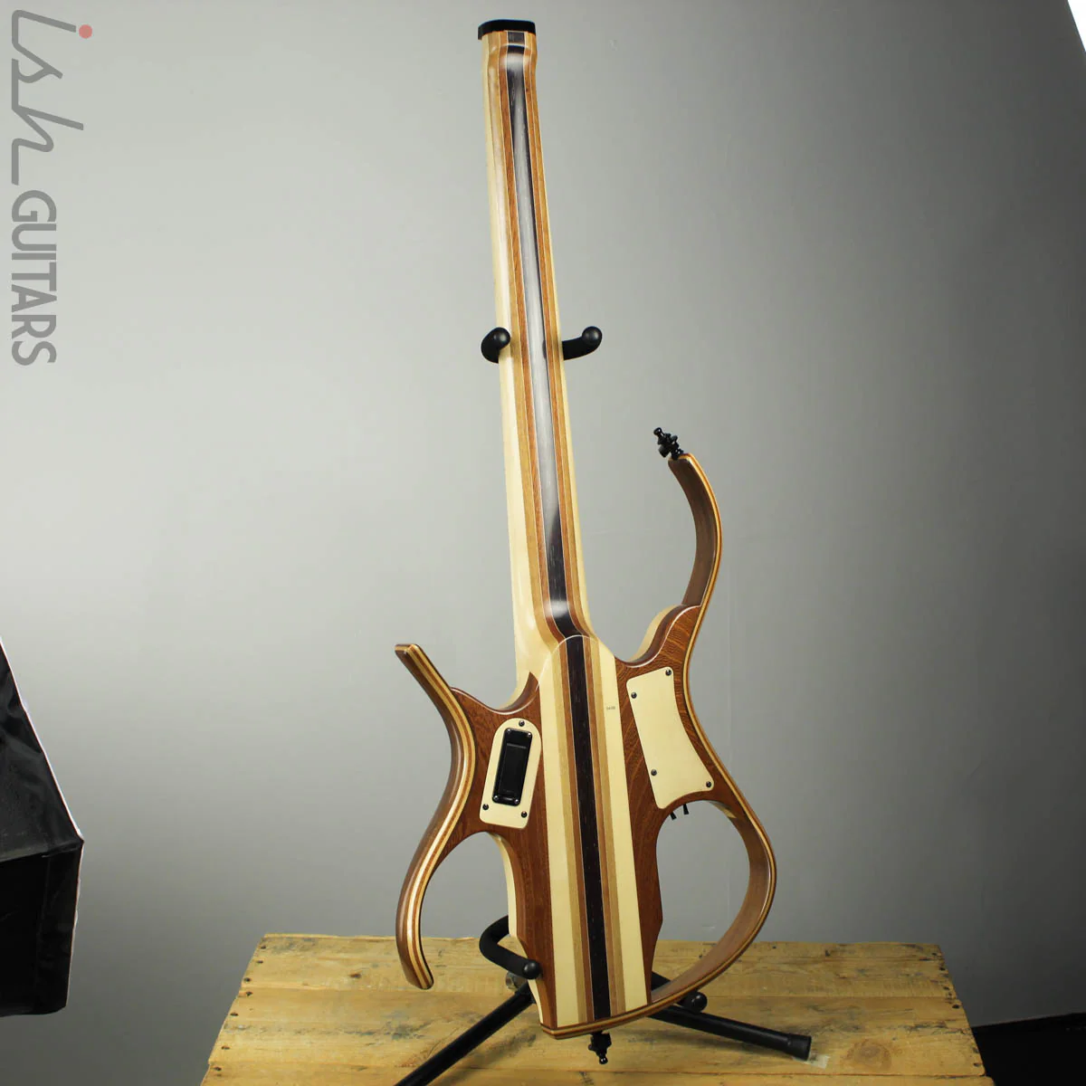 Paul Lairat Stega 6 Headless Figured Maple Fretboard Bass Guitar - Image 7