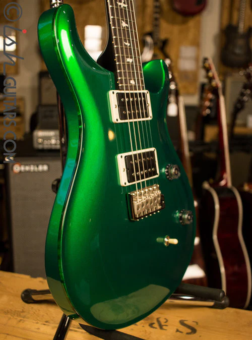 Paul Reed Smith CE24 Custom Color Metallic Green with Green Stained Binding - Image 7