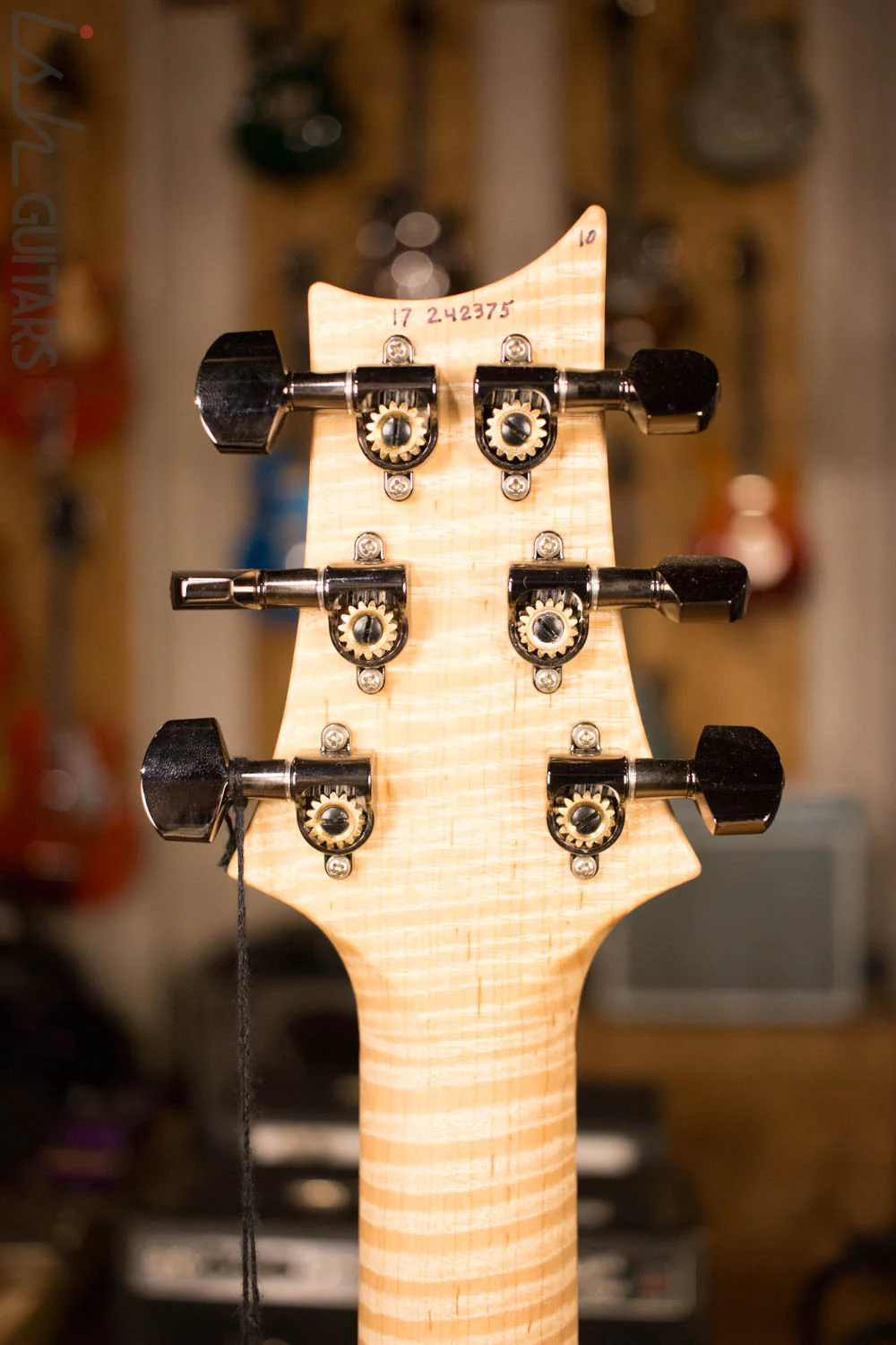 Paul Reed Smith PRS Custom 24 Semi-Hollow Wood Library Quilt Swamp Ash Aquableux - Image 12