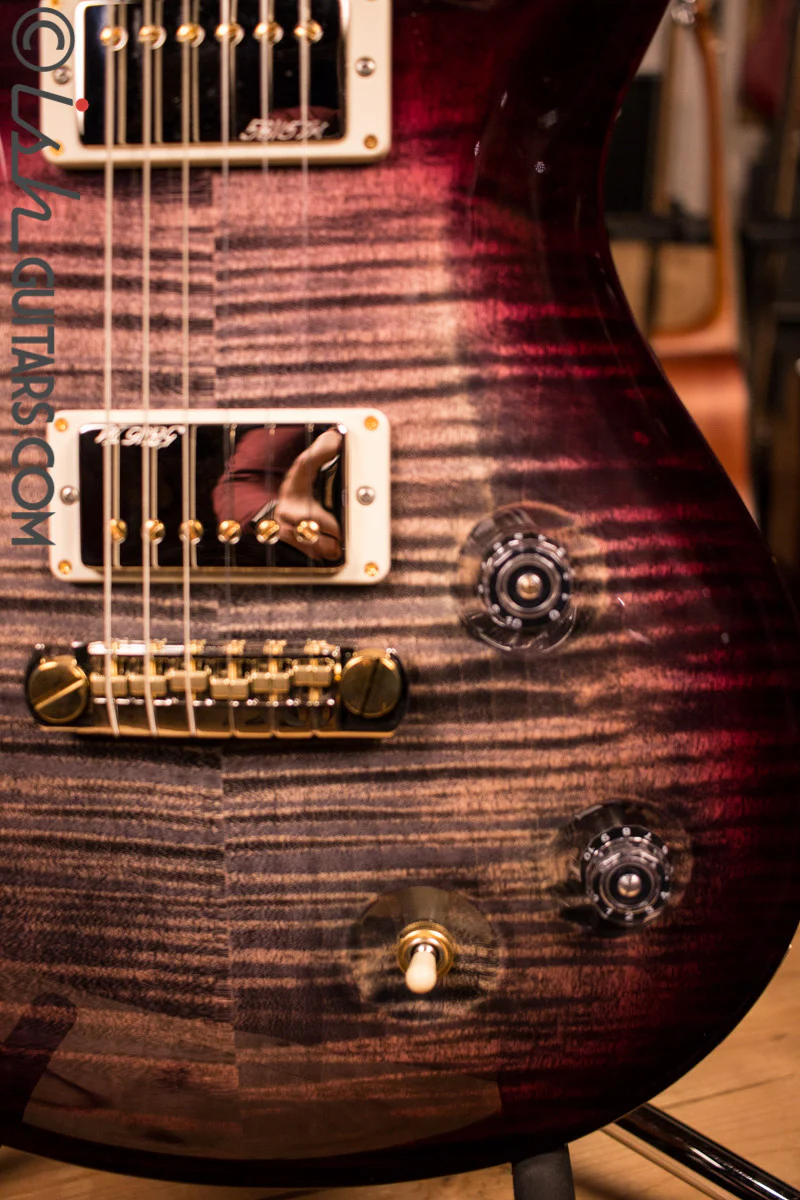 2017 Paul Reed Smith McCarty 10 Top Custom Color Charcoal Purple Burst - Image 4