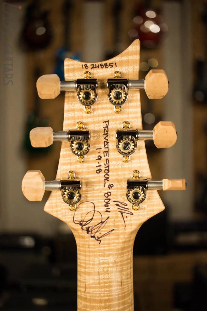 Paul Reed Smith Private Stock Custom 24 Aqua Violet Quilted Maple Top Flamed Maple Neck - Image 10