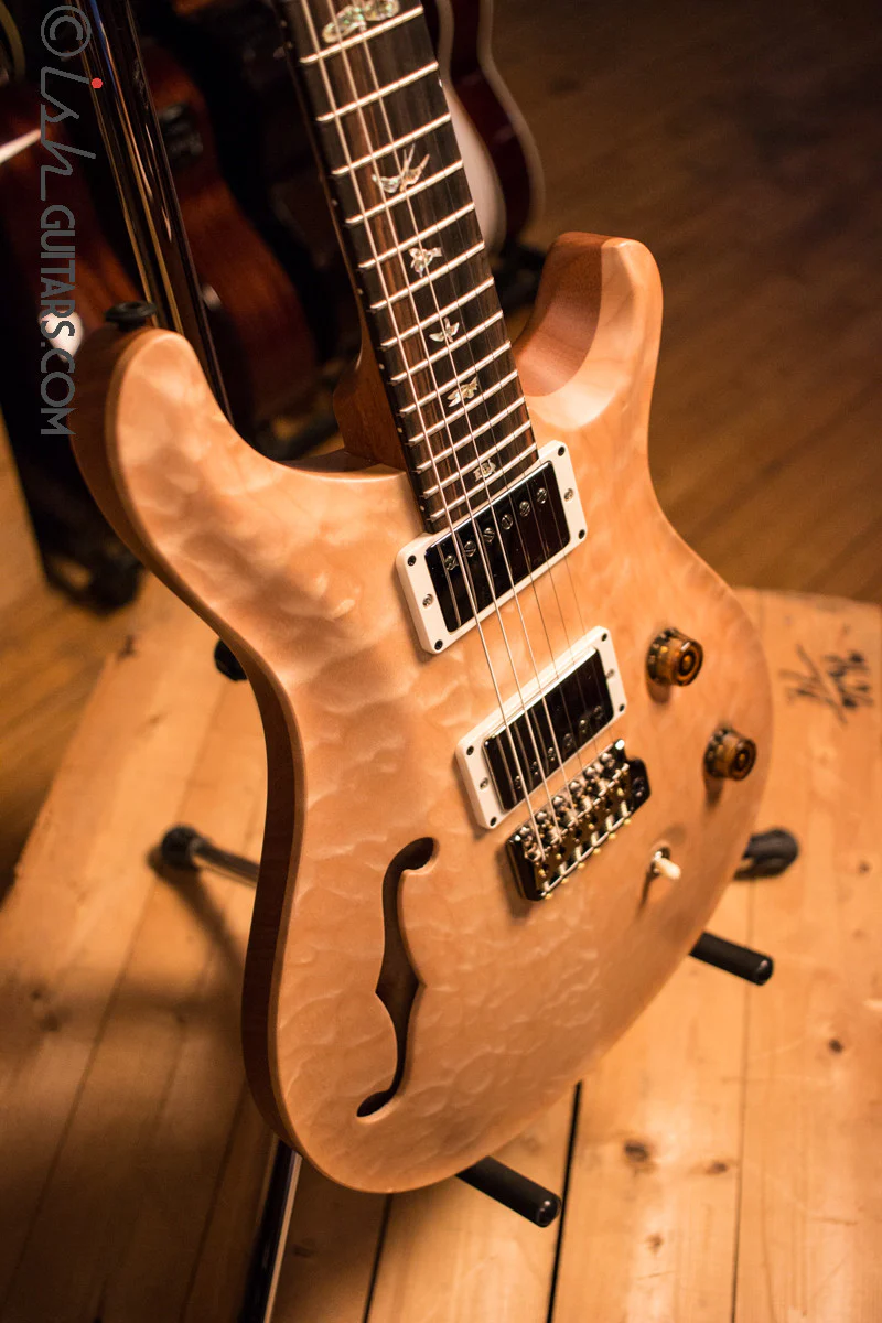 Paul Reed Smith PRS Custom 24 Semi-Hollow Wood Library Quilt Top Natural - Image 9