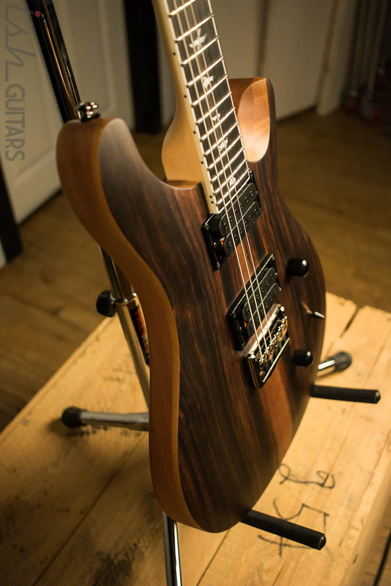 Paul Reed Smith PRS Mark Holcomb SE Macassar Ebony Natural Satin Ish Guitars Exclusive #4 - Image 6