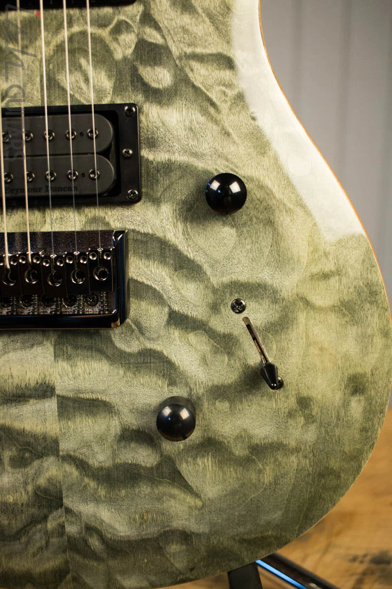Paul Reed Smith PRS Mark Holcomb SE Quilted Maple Trampas Green Ish Guitars Exclusive #21 (DEMO VIDEO) - Image 4