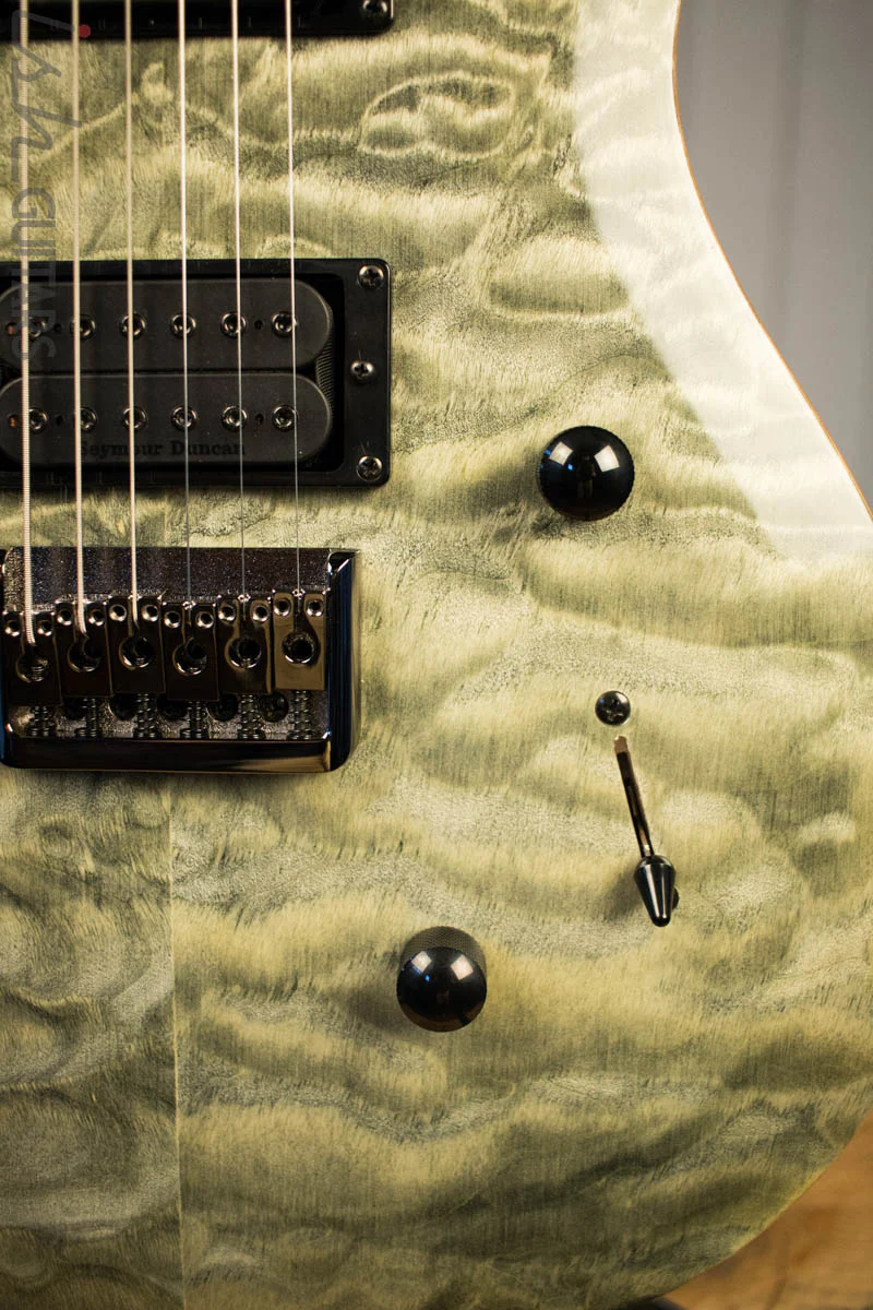 Paul Reed Smith PRS Mark Holcomb SE Quilted Maple Trampas Green Ish Guitars Exclusive #15 (DEMO VIDEO) - Image 4