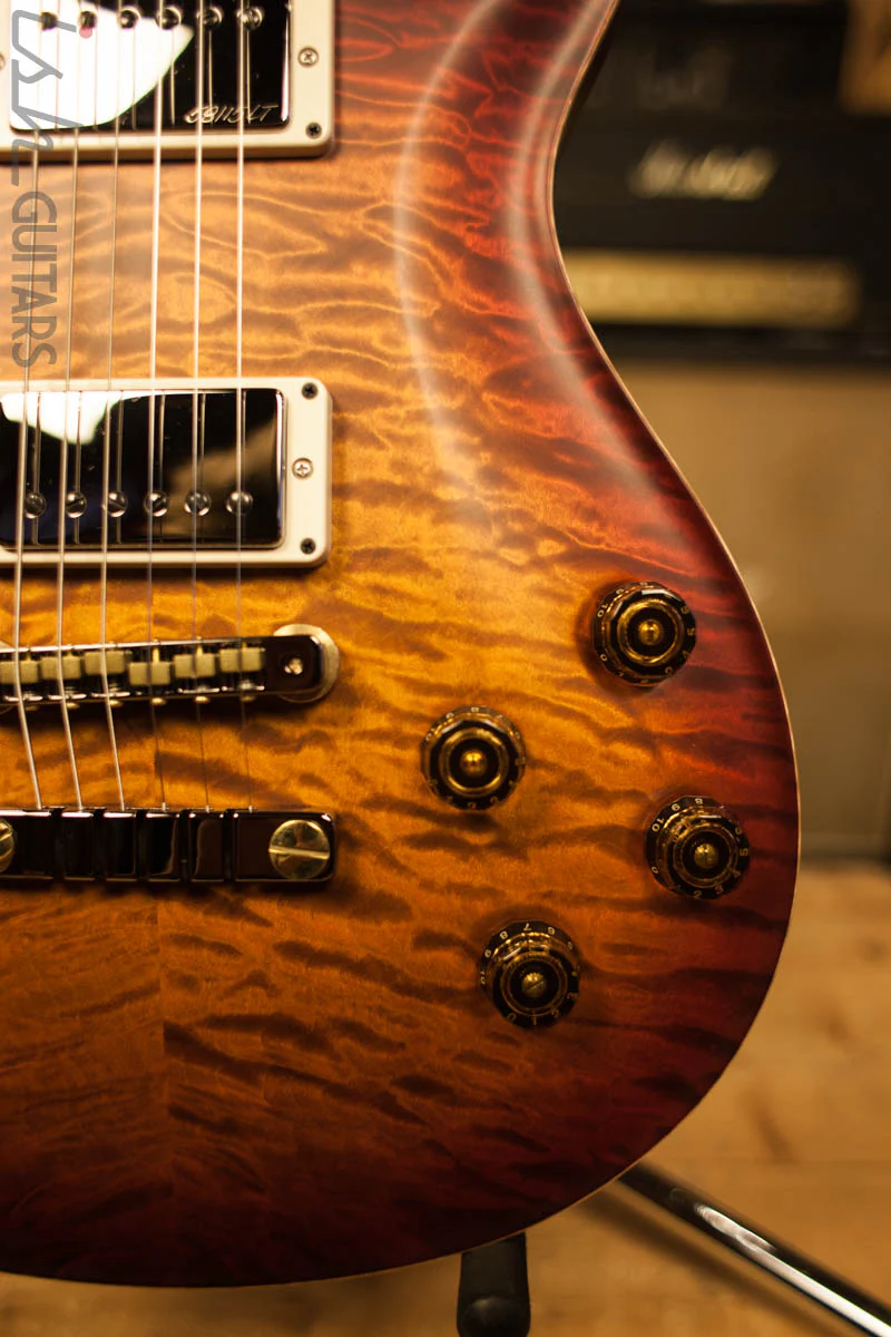 Paul Reed Smith PRS McCarty 594 Semi-Hollow Wood Library Dark Cherry Sunburst Satin Finish - Image 4
