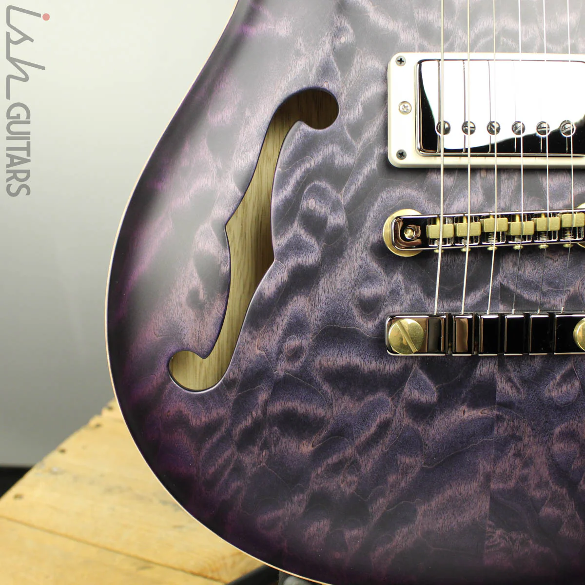 Paul Reed Smith PRS McCarty 594 Semi-Hollow Wood Library Faded Purple Burst Satin - Image 5