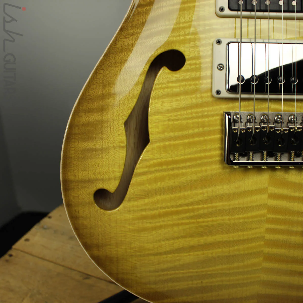 Paul Reed Smith PRS Special 22 Semi-Hollow Wood Library Artist Top Swamp Ash Back Livingston Lemondrop - Image 5
