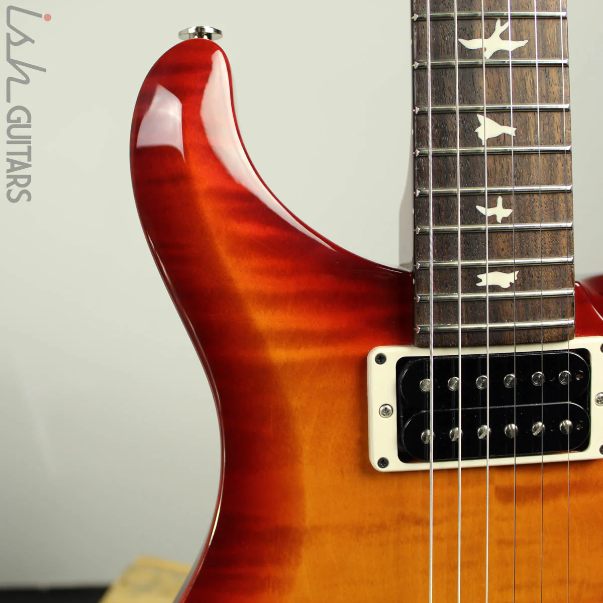 Paul Reed Smith S2 Custom 22 Semi-Hollow Dark Cherry Sunburst - Image 5