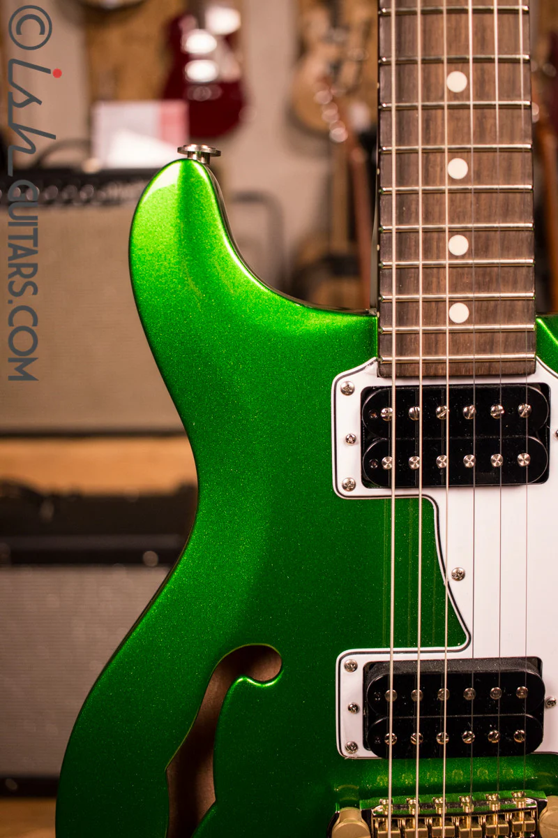 Paul Reed Smith S2 Mira Semi Hollow "Color of the Month" Jewel Lime Metallic - Image 3