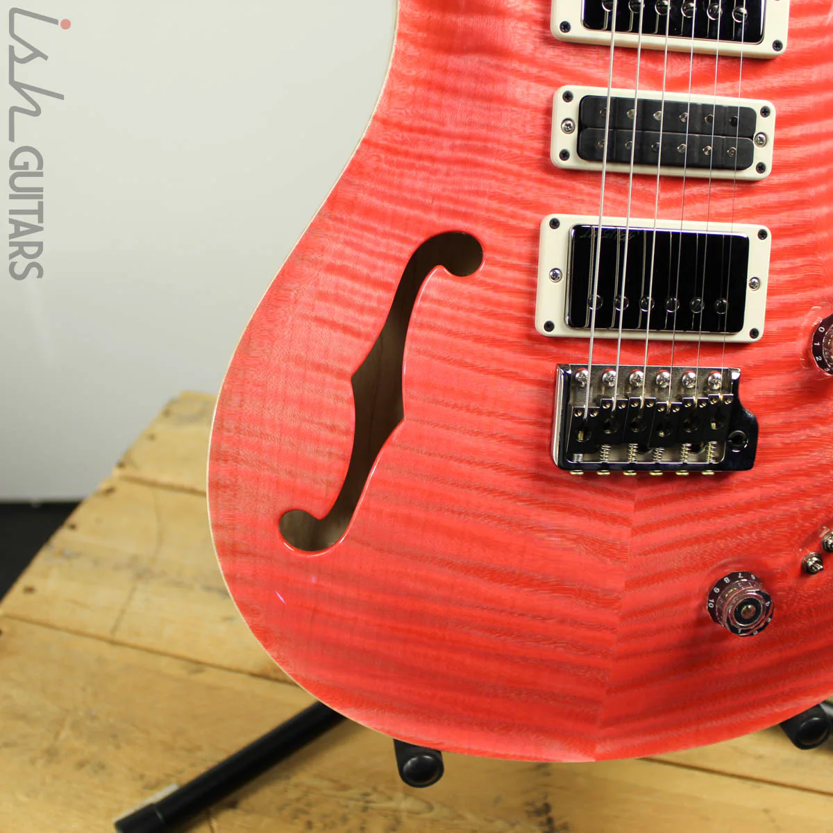 2018 Paul Reed Smith PRS Special 22 Wood Library Bonnie Pink Swamp Ash Body - Image 4