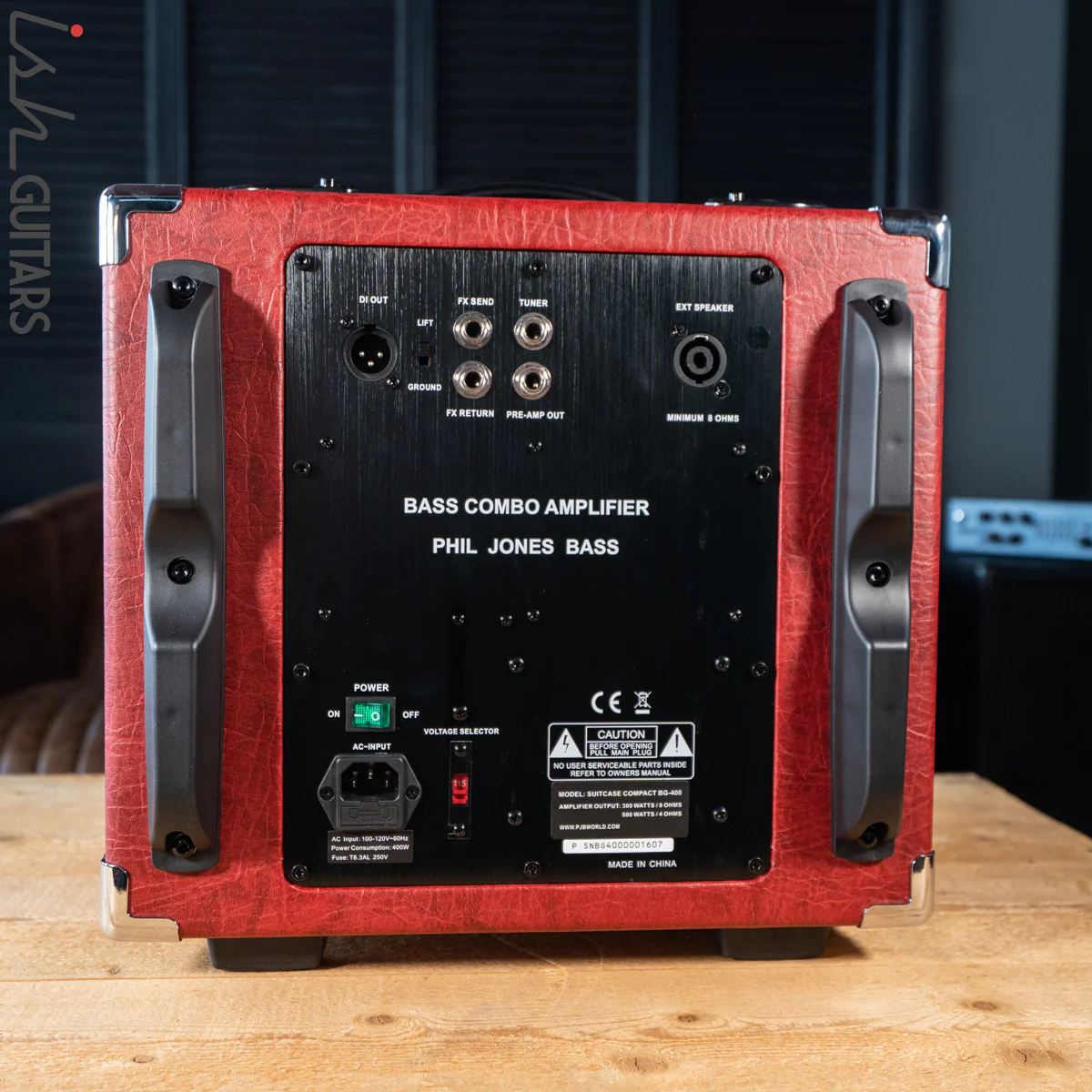 Phil Jones Bass Suitcase Compact BG-400 Combo Amp Red - Image 2