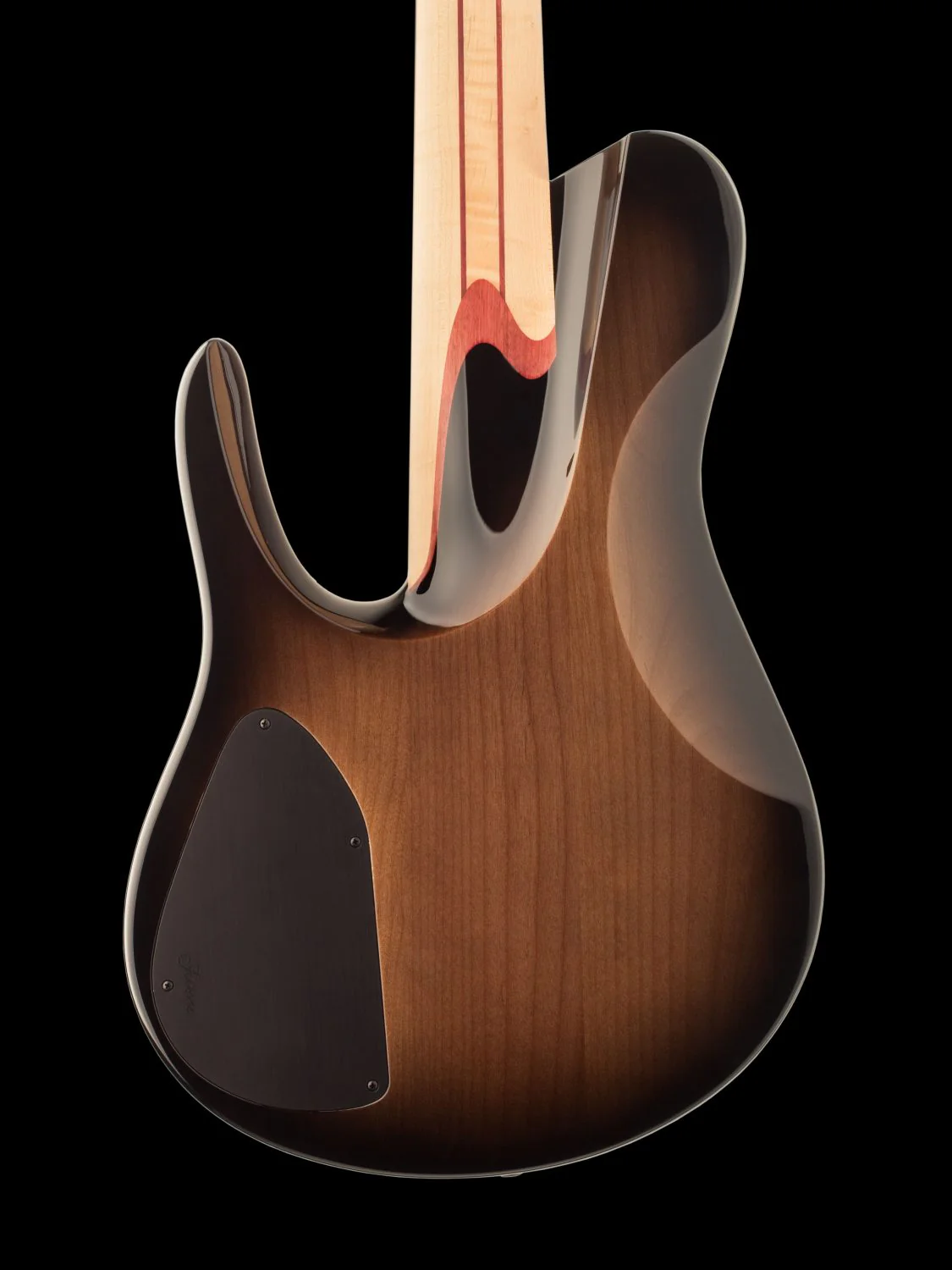 NAMM 2018 Fodera Imperial MG 5 String Elite Black Burst Bass Guitar - Image 3