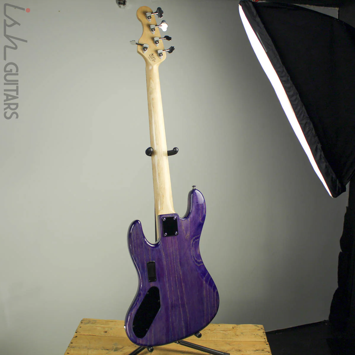 NAMM 2018 USA Spector Coda Deluxe 5 String XL Bass Guitar Ultra Violet - Image 9