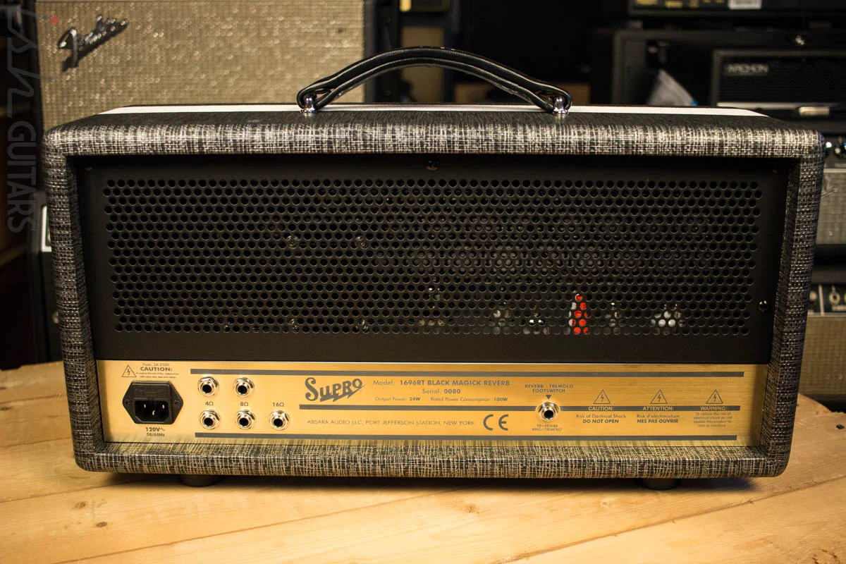 Supro Black Magick Reverb Head Store Demo - Image 3