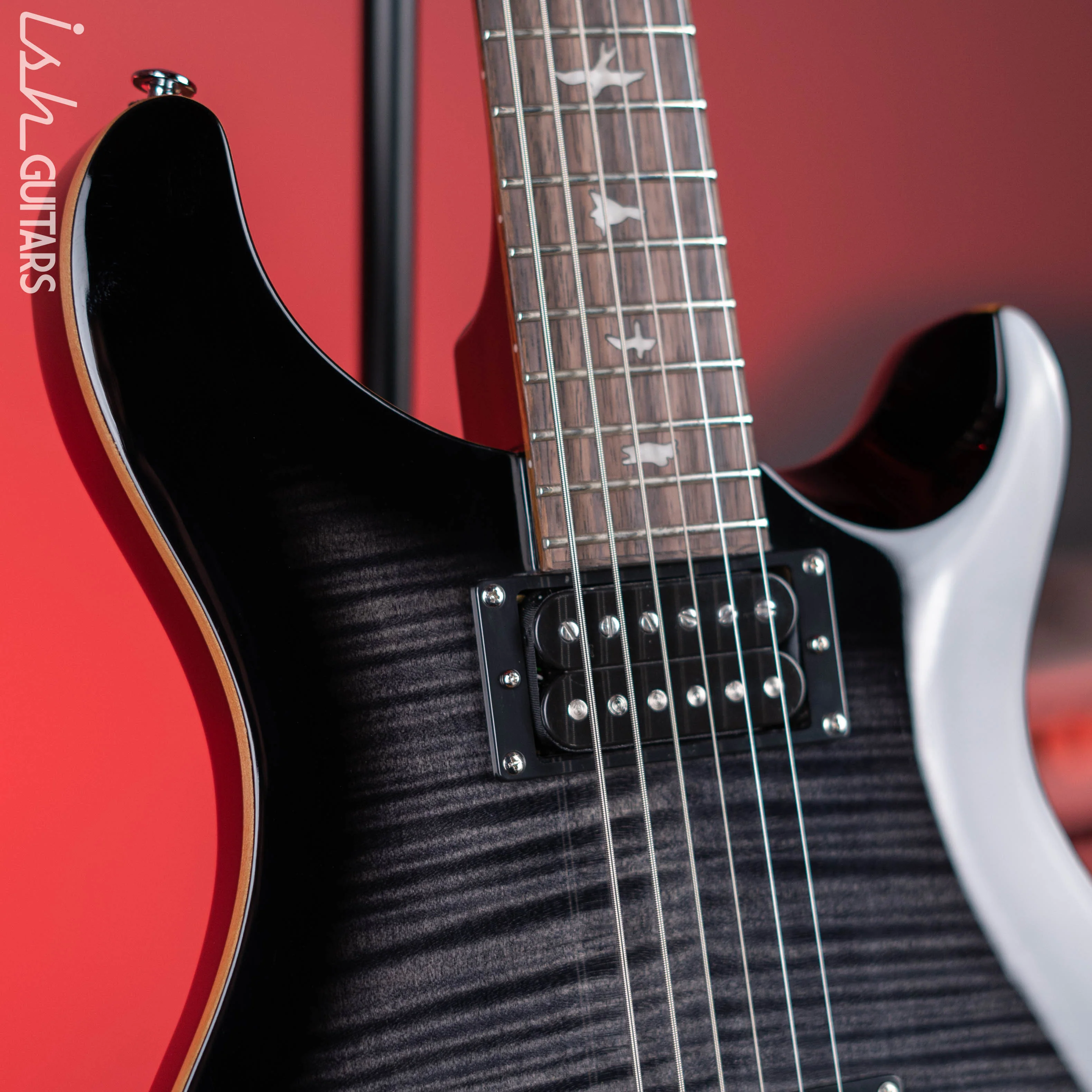 PRS SE 277 Baritone Charcoal Burst - Image 3