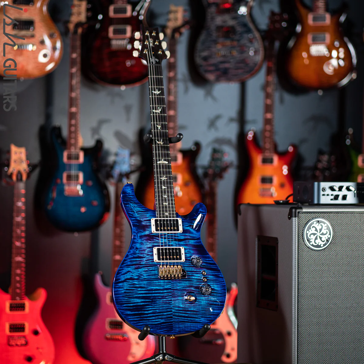 PRS 35th Anniversary Custom 24 Aqua Blue Wrap 10 Top - Image 2