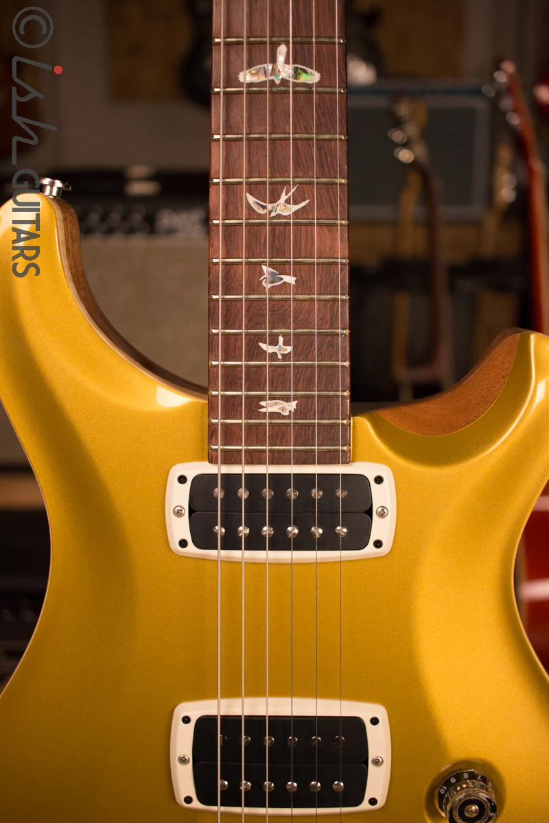2017 Paul Reed Smith PRS 408 Custom Color Gold Top Natural Back - Image 6