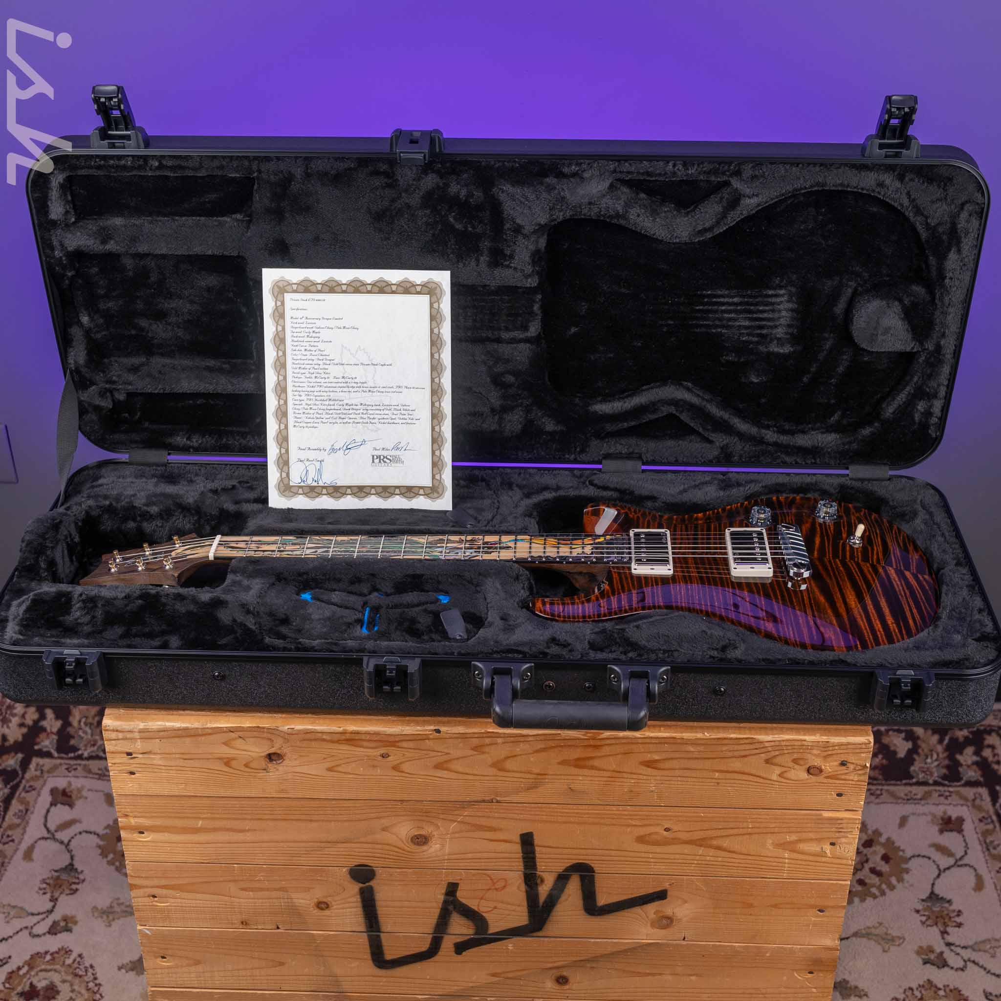 PRS 40th Anniversary Private Stock Dragon Limited Burnt Chestnut - Image 15