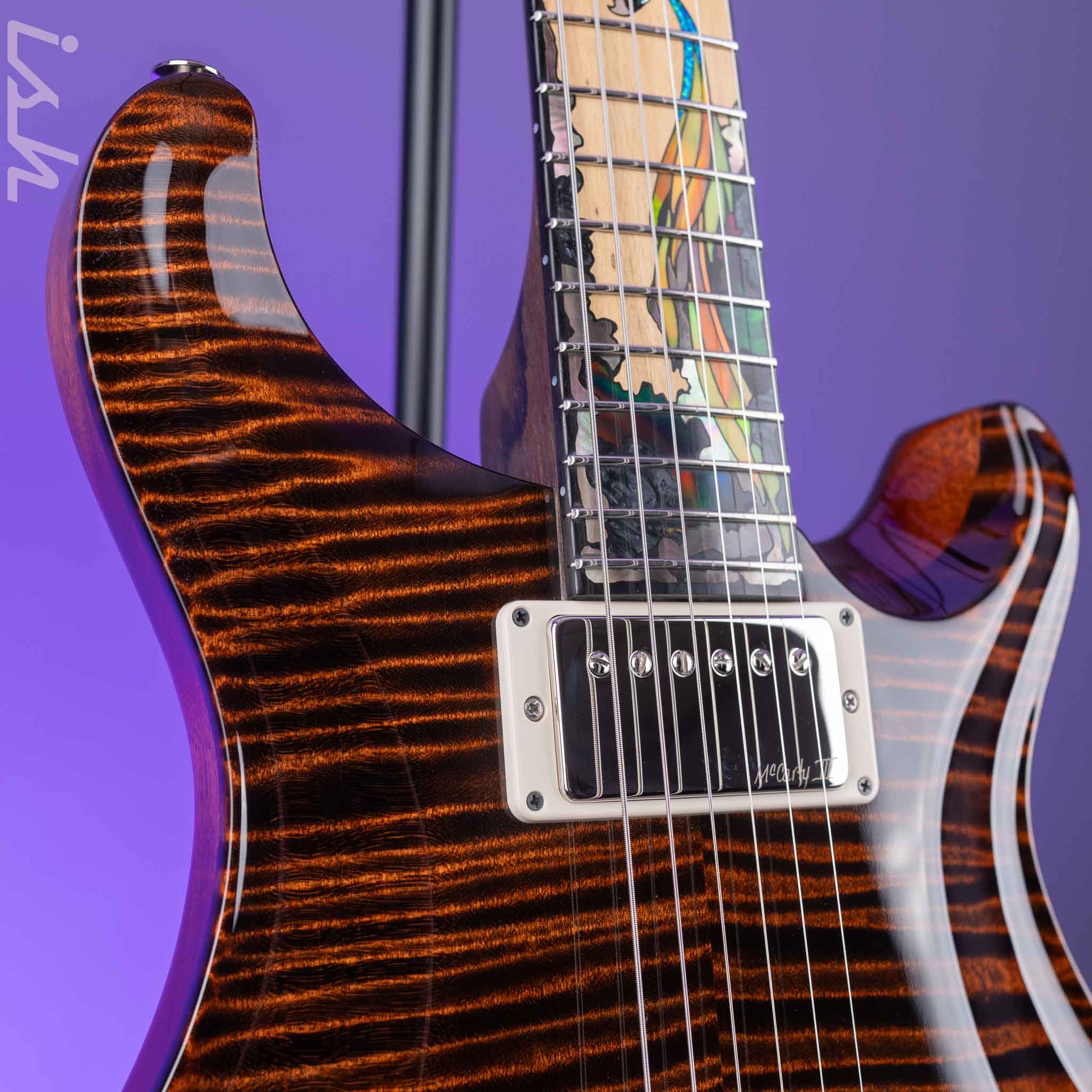 PRS 40th Anniversary Private Stock Dragon Limited Burnt Chestnut - Image 4