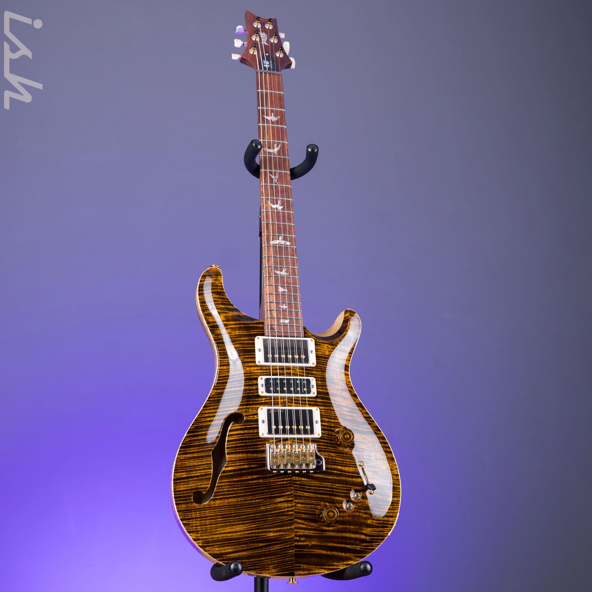 PRS 40th Anniversary Special Semi-Hollow Limited Edition Yellow Tiger - Image 2