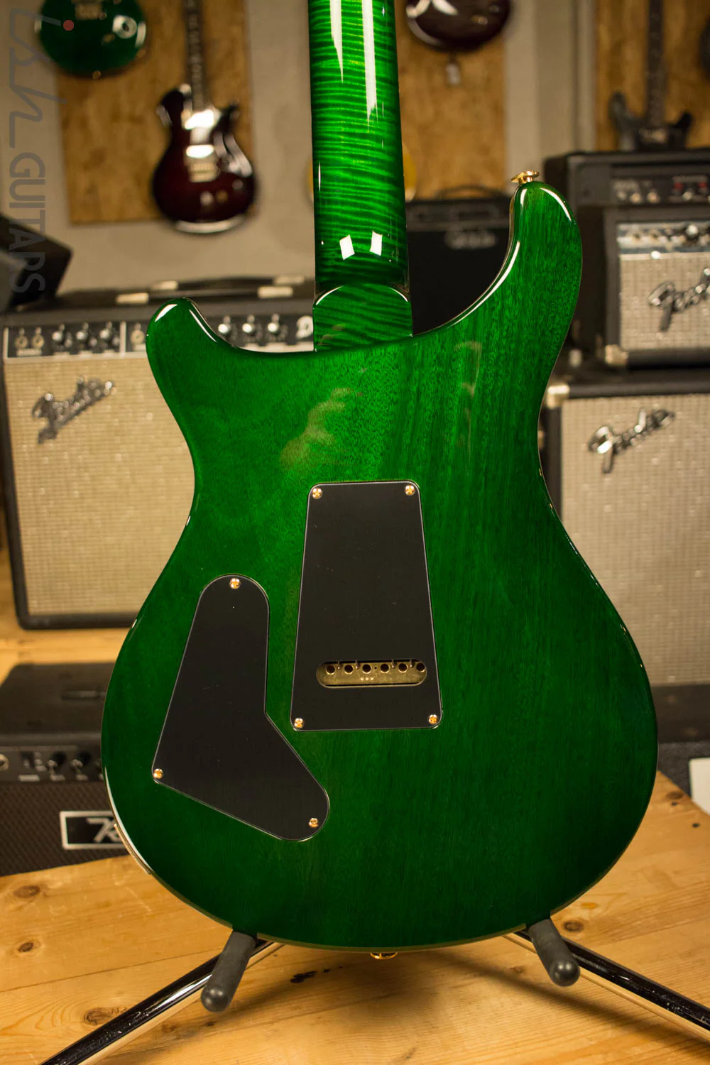 2017 Paul Reed Smith PRS Custom 24 Flamed Maple Neck! 10 Top Eriza Verde - Image 7
