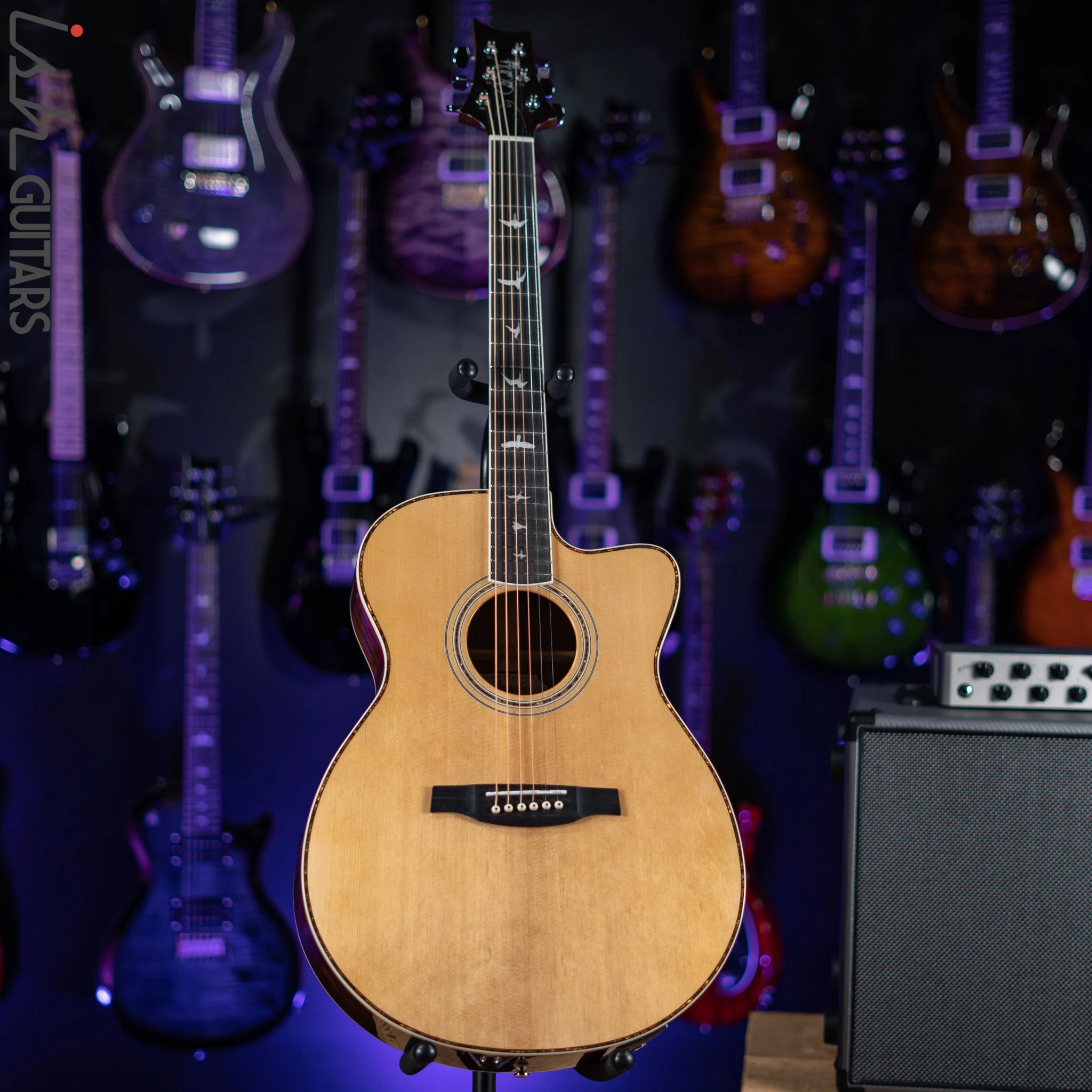 2021 PRS SE Angelus A40E Acoustic Electric Guitar Natural - Image 3